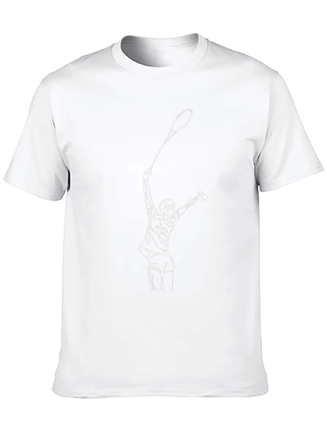 Tennis Player Graphic Tee - Serve Up Style