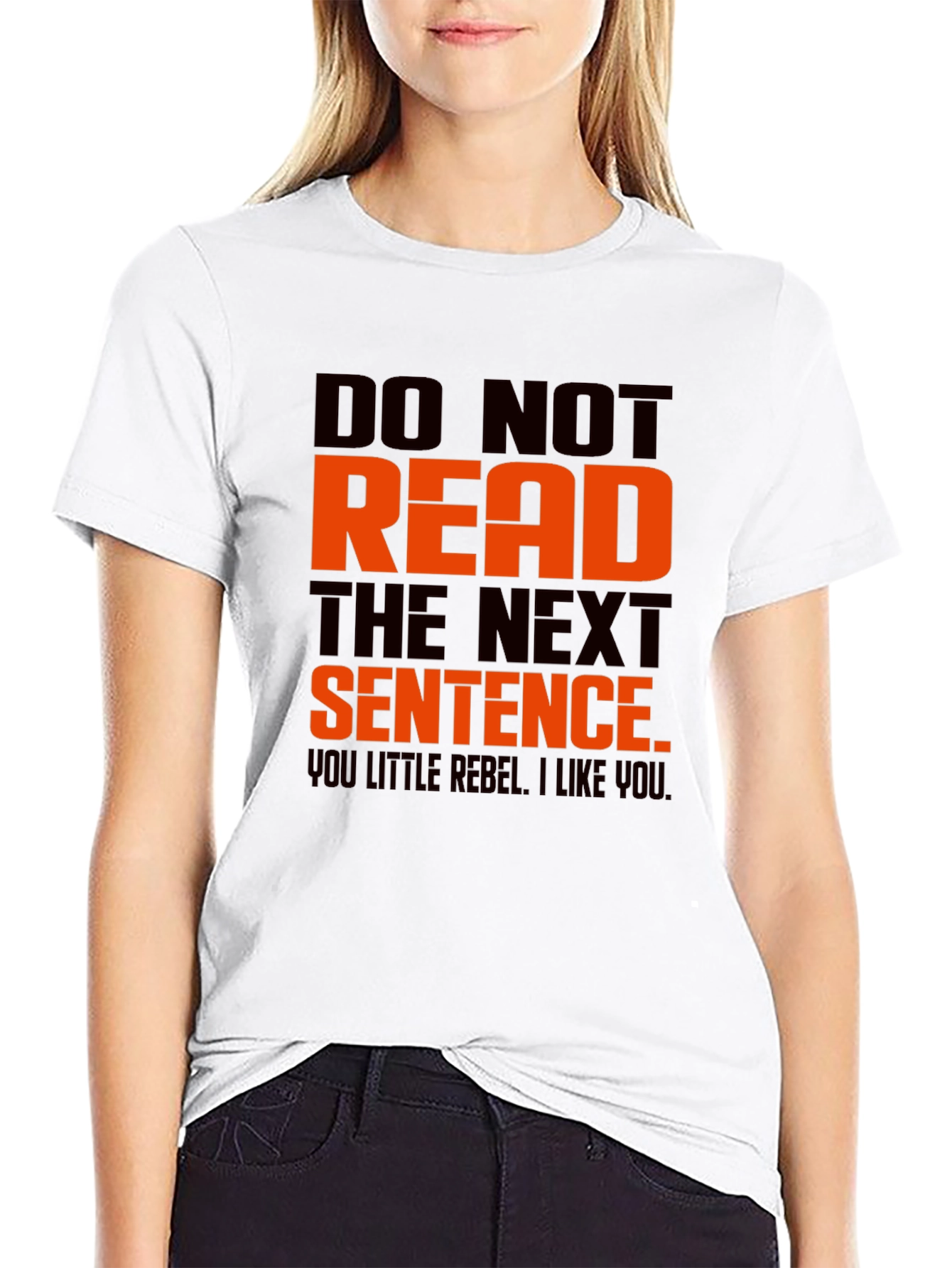 Rebel Text Graphic Tee