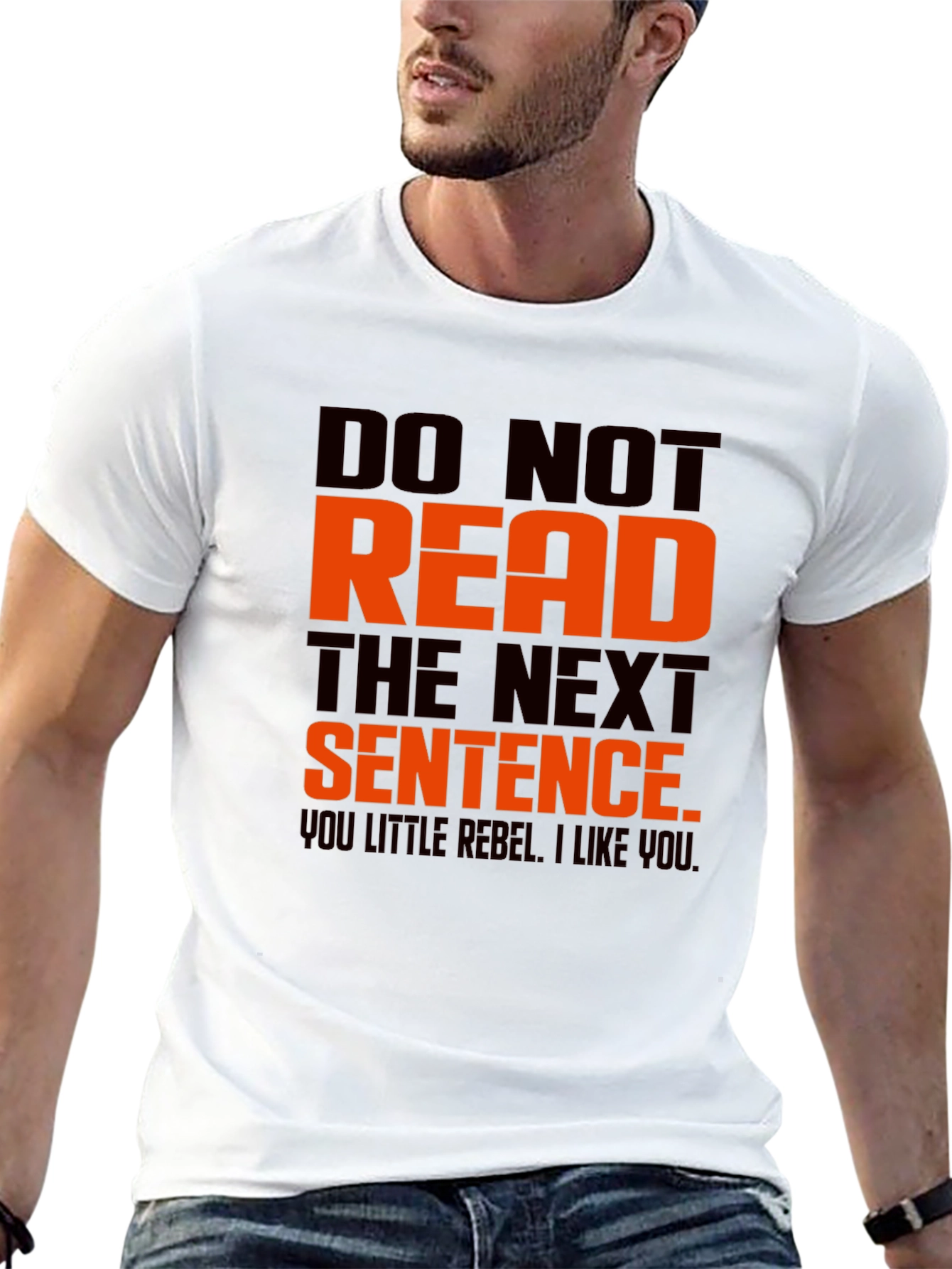 Rebel Text Graphic Tee