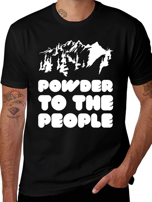 Powder to the People Graphic Tee