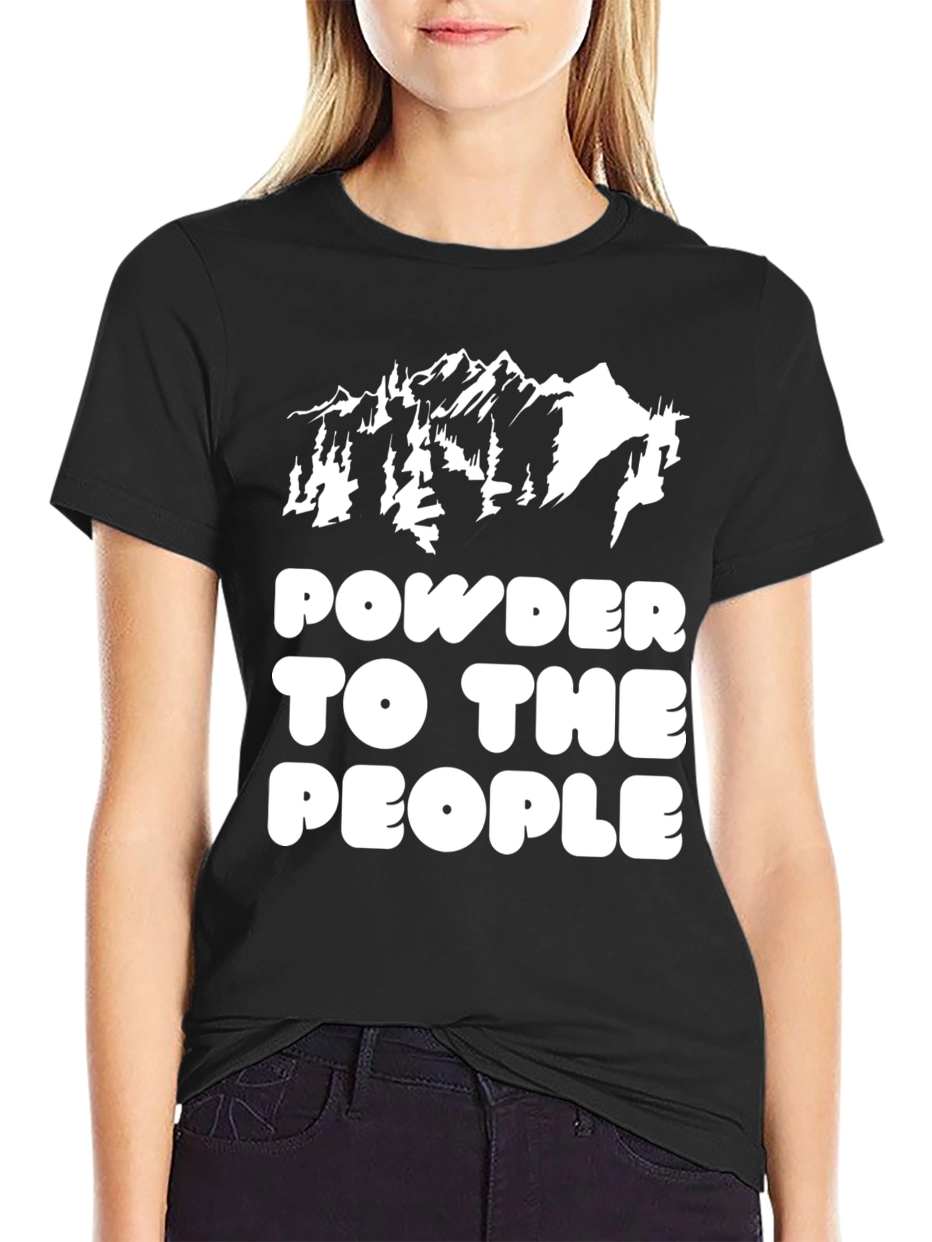 Powder to the People Graphic Tee