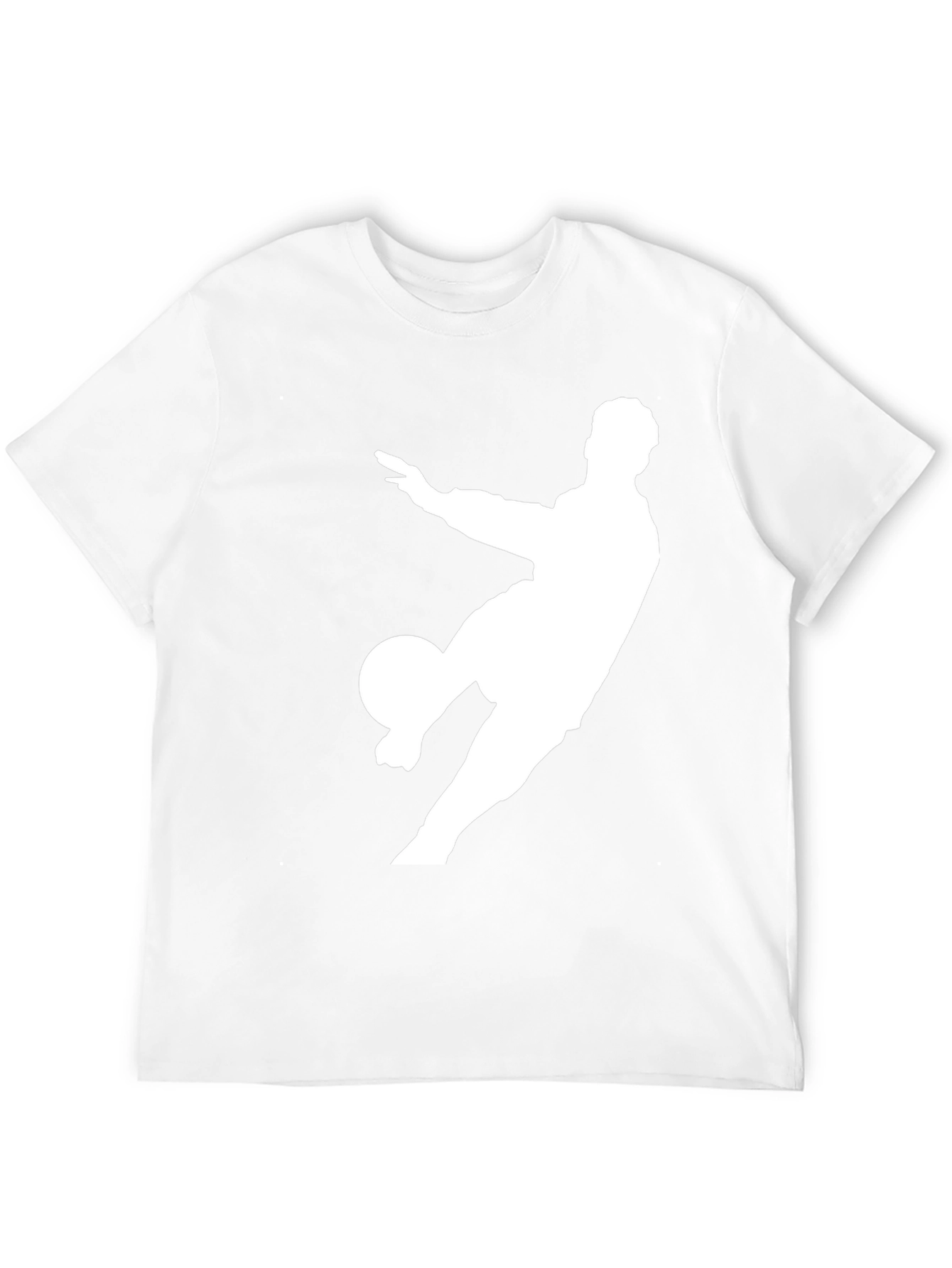 Soccer Player Graphic Tee - Black