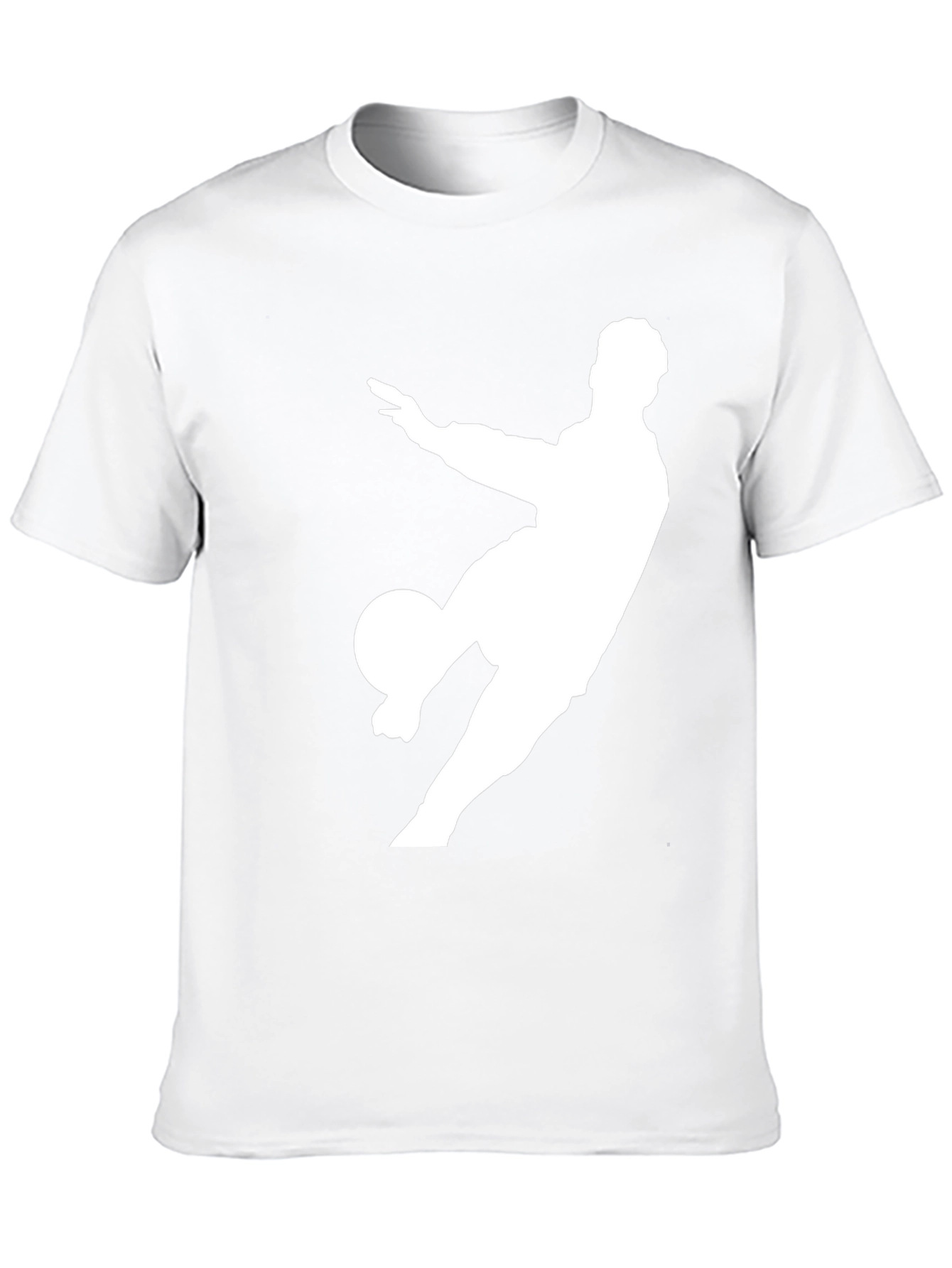 Soccer Player Graphic Tee - Black
