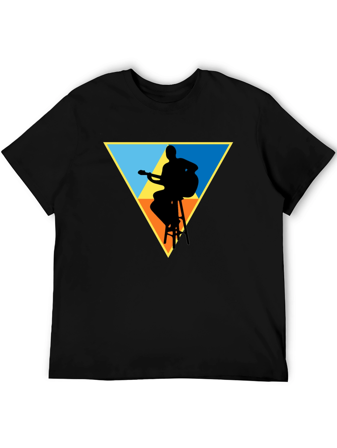 Guitarist Silhouette Graphic Tee