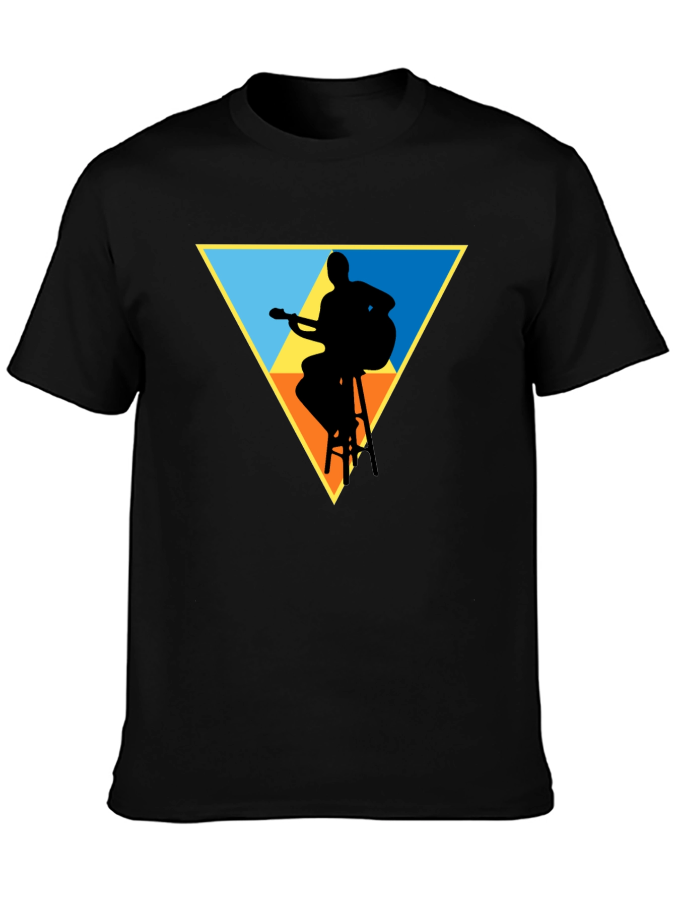 Guitarist Silhouette Graphic Tee
