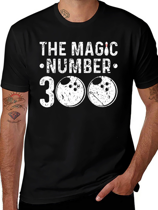The Magic Number 300 Bowling T-Shirt