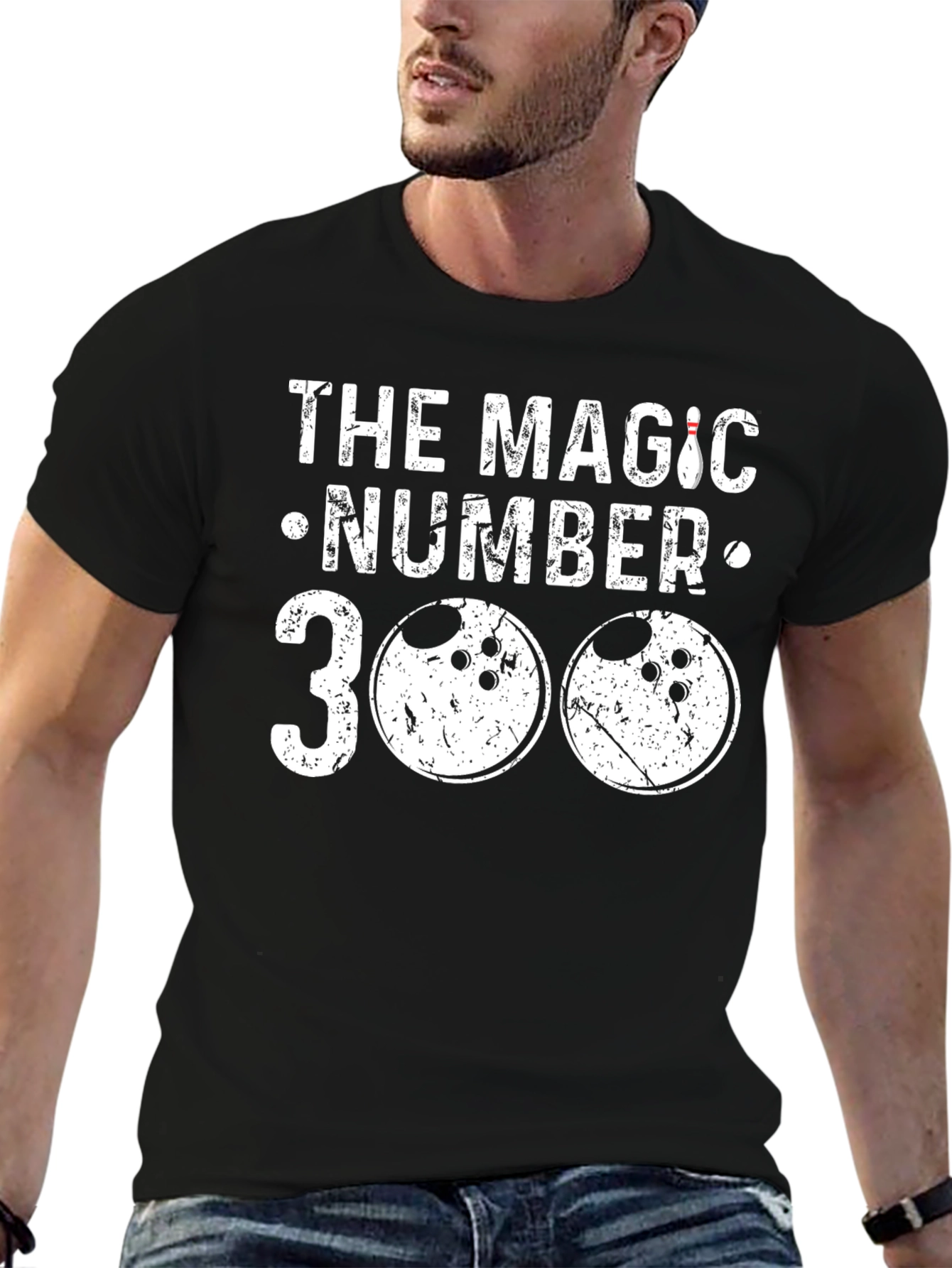 The Magic Number 300 Bowling T-Shirt