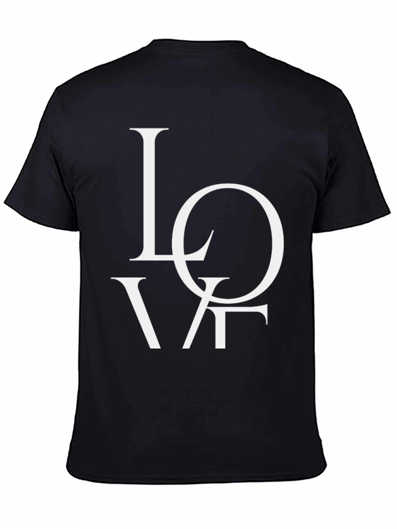 Love Graphic Black Tee Shirt