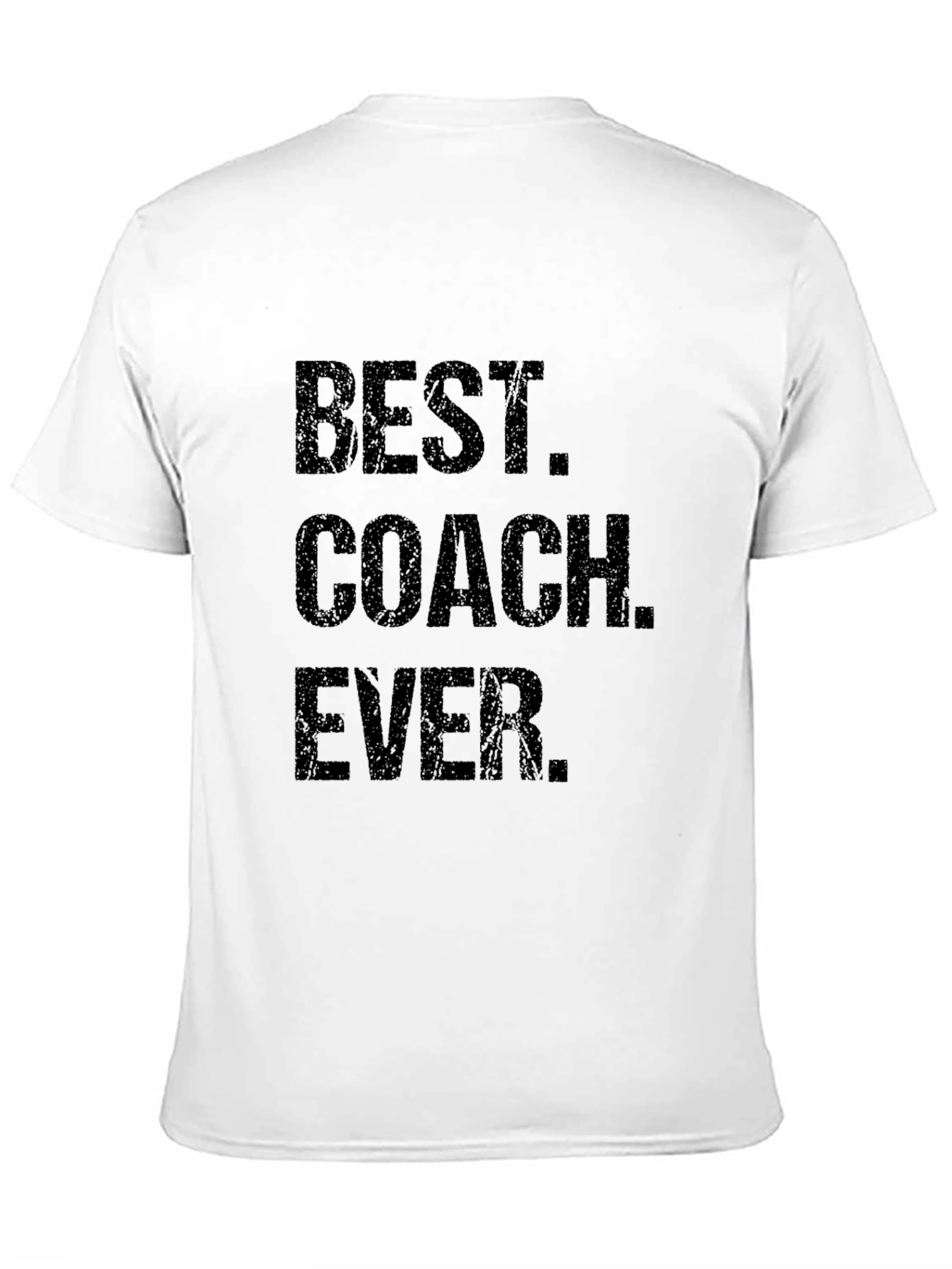 Best Coach Ever - Black Cotton T-Shirt
