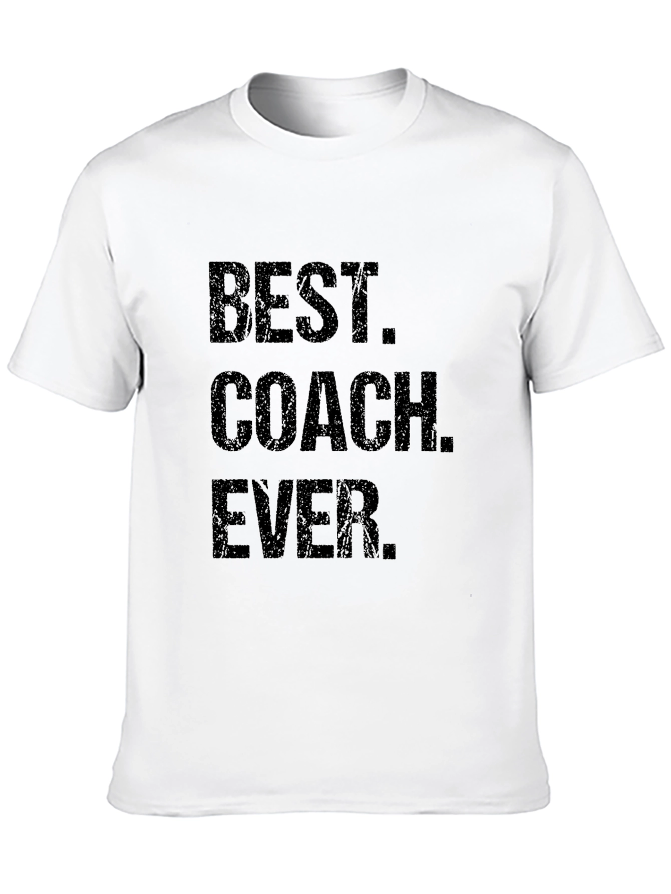 Best Coach Ever - Black Cotton T-Shirt