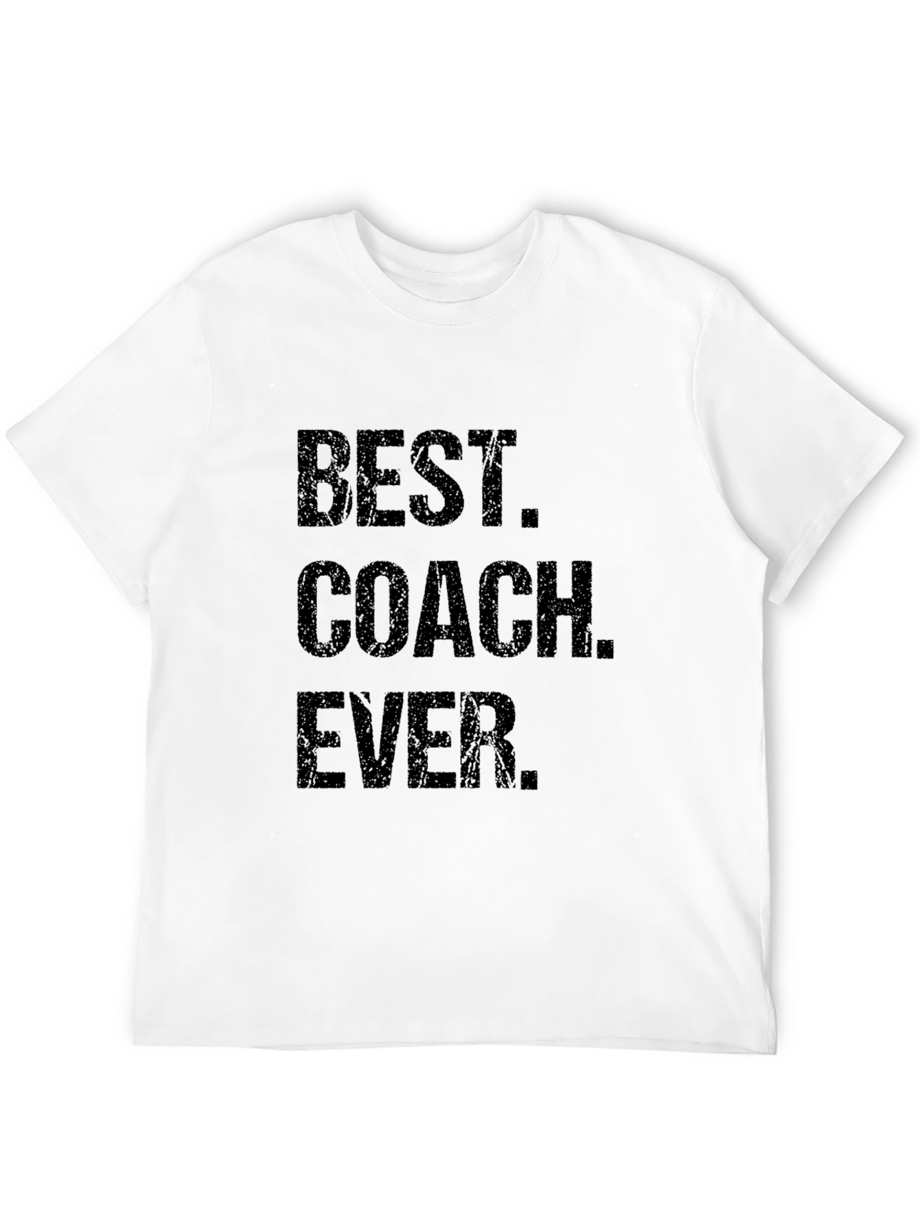 Best Coach Ever - Black Cotton T-Shirt