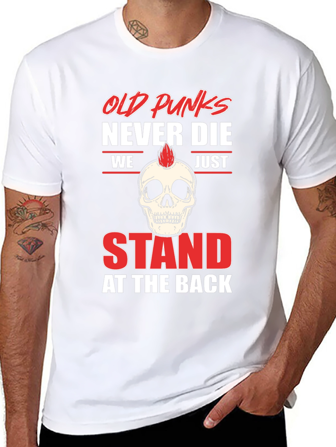 Old Punks Never Die Graphic Tee
