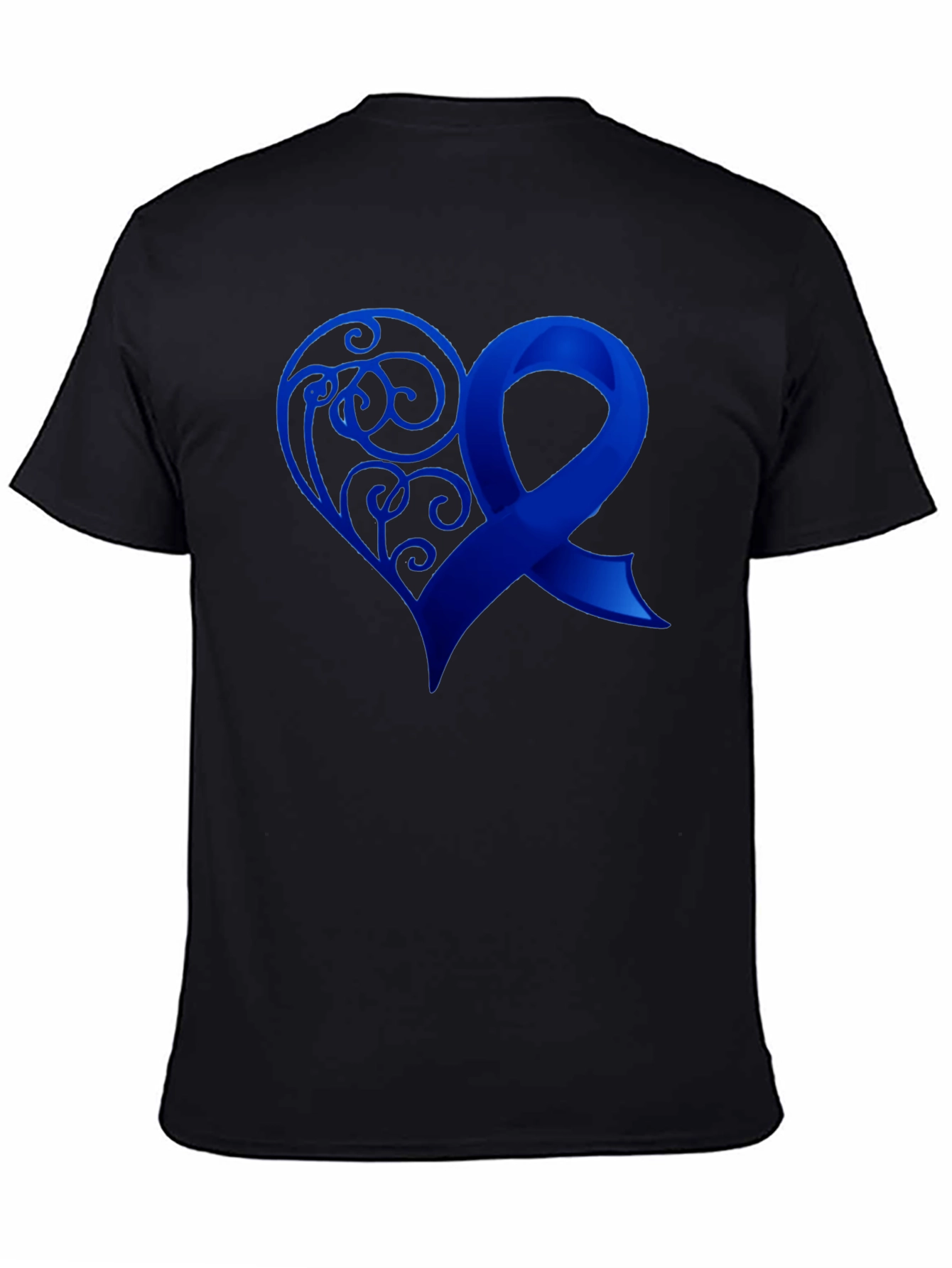 Awareness Ribbon Heart Graphic T-Shirt