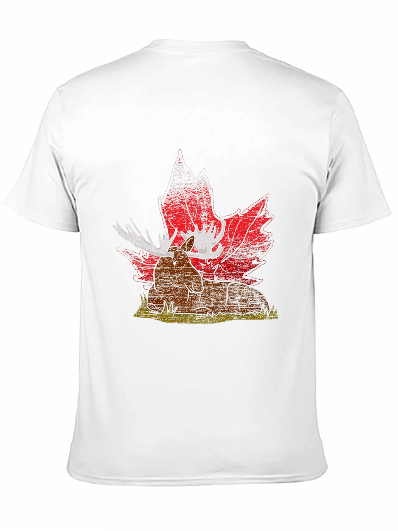 Moose and Maple Leaf Graphic Tee
