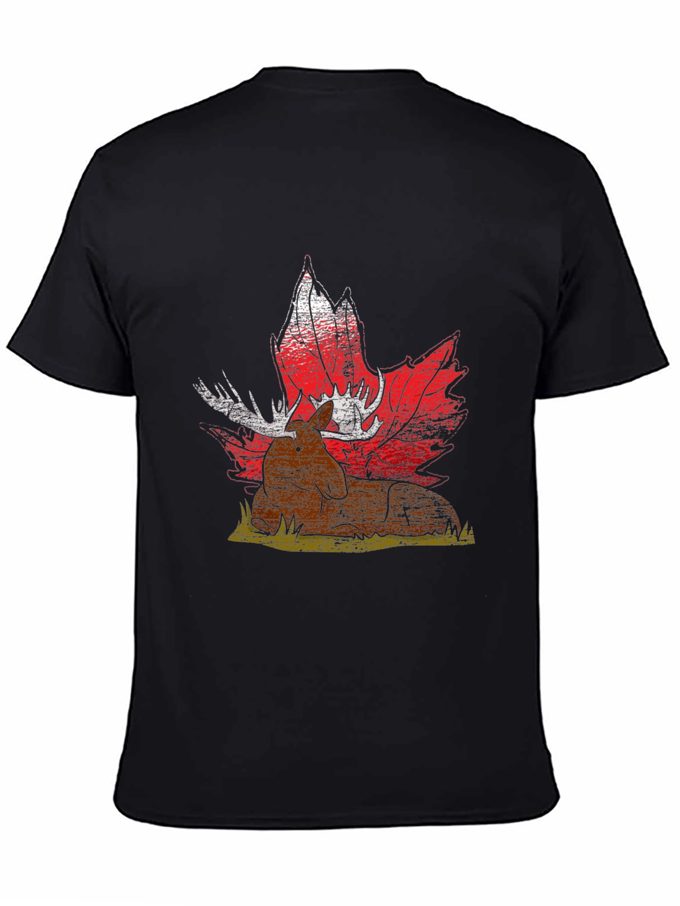 Moose and Maple Leaf Graphic Tee