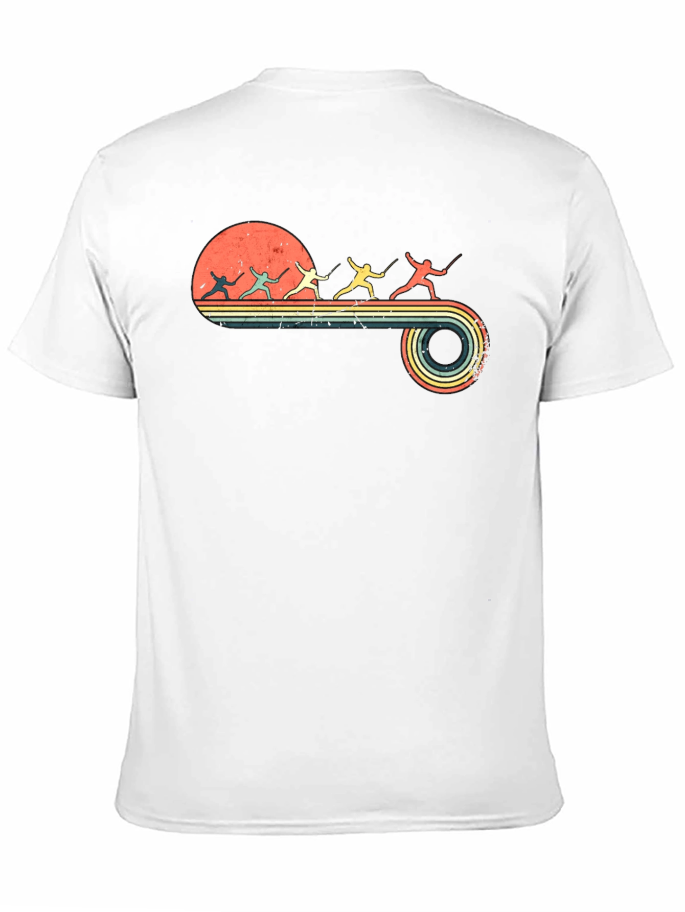 Retro Fencing Silhouette T-Shirt