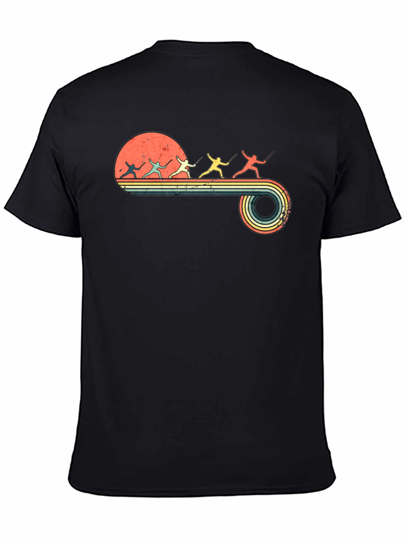 Retro Fencing Silhouette T-Shirt