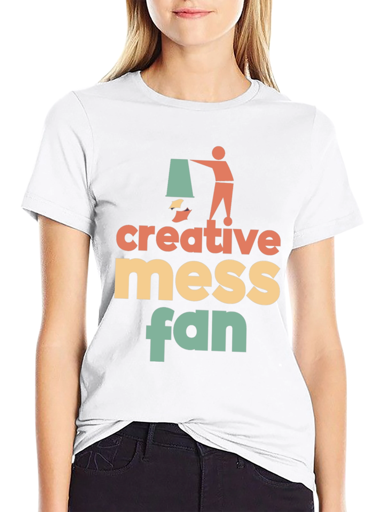Creative Mess Fan Graphic T-Shirt - Stylish & Unique!