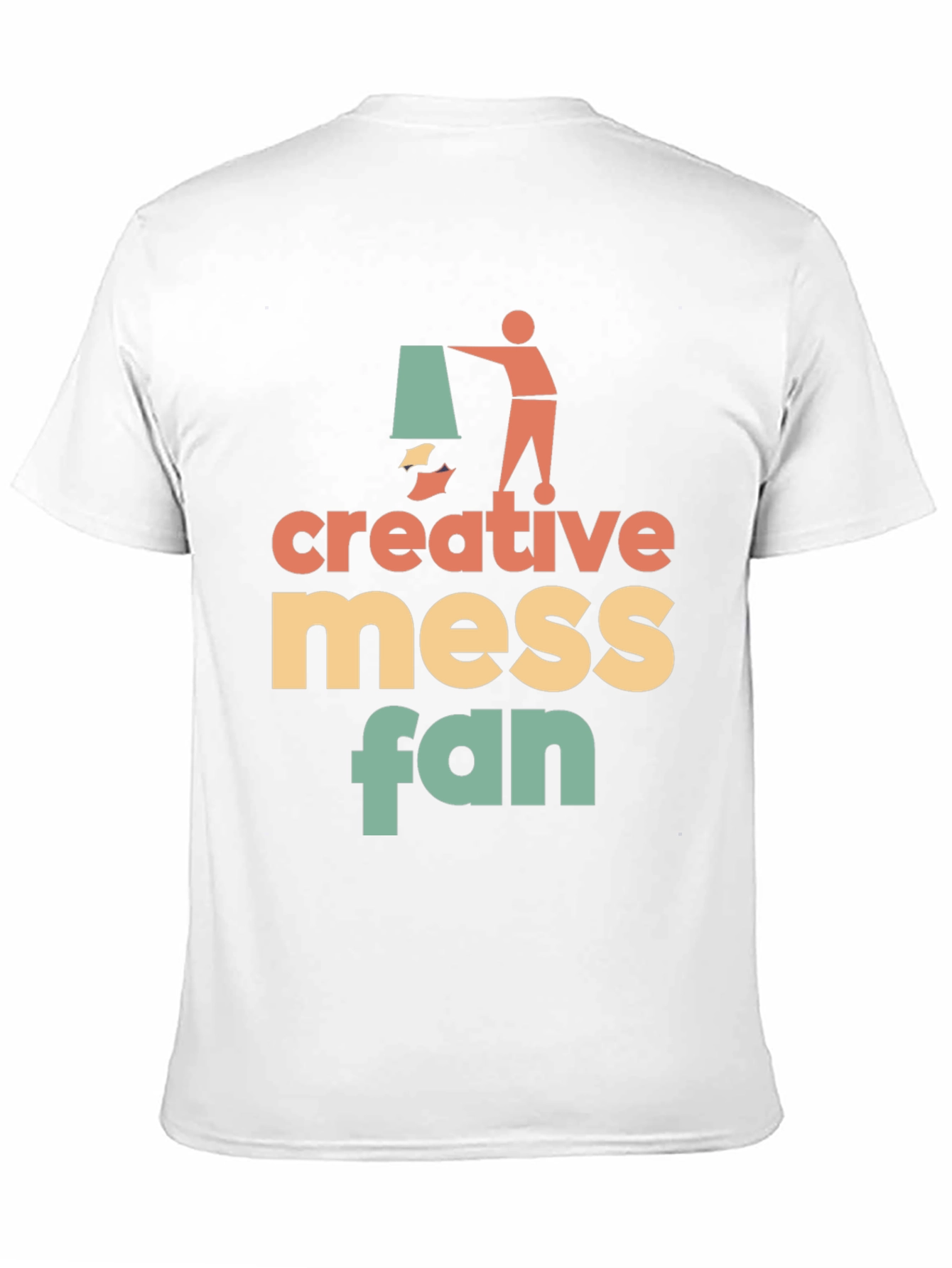 Creative Mess Fan Graphic T-Shirt - Stylish & Unique!