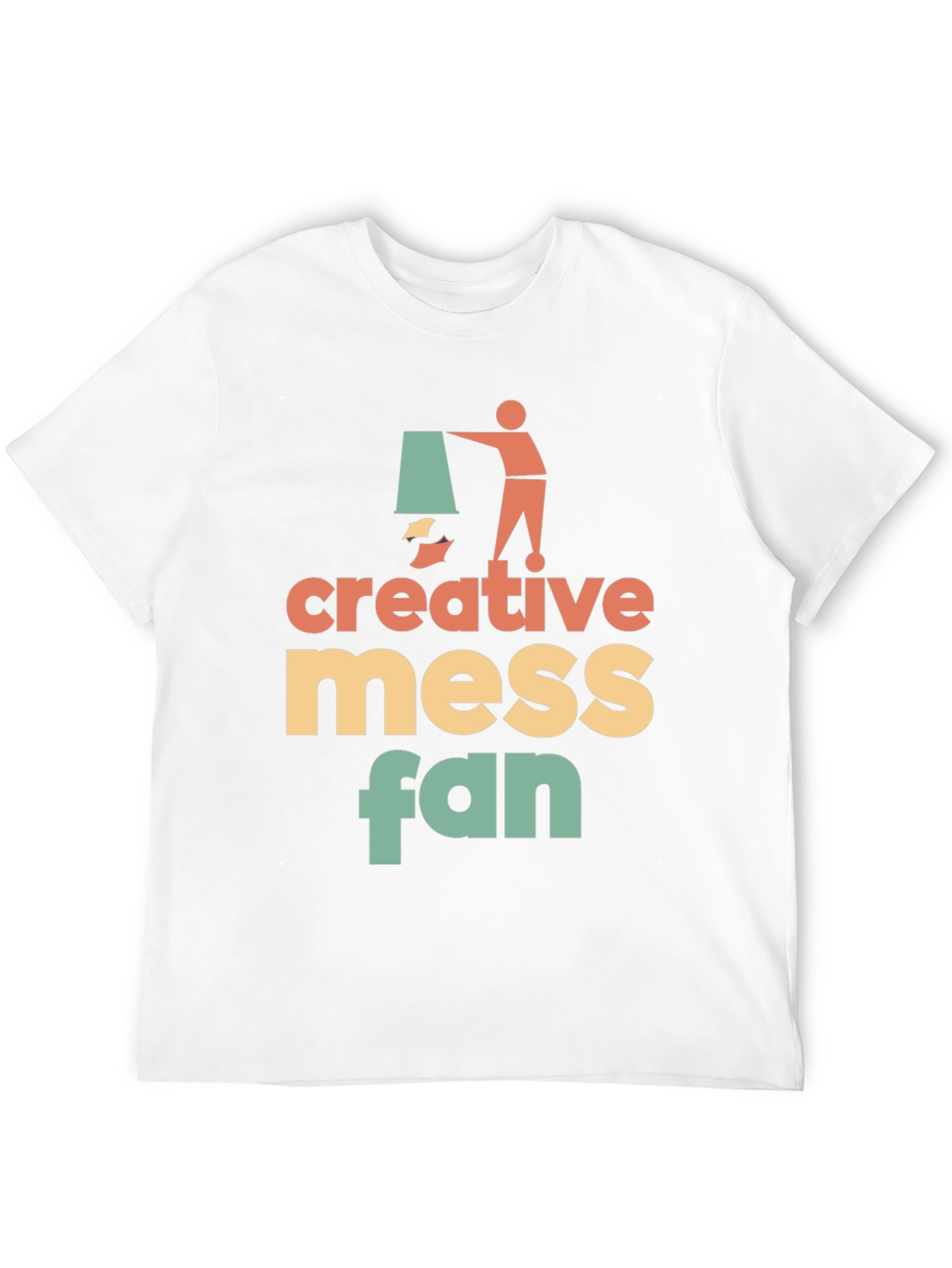 Creative Mess Fan Graphic T-Shirt - Stylish & Unique!