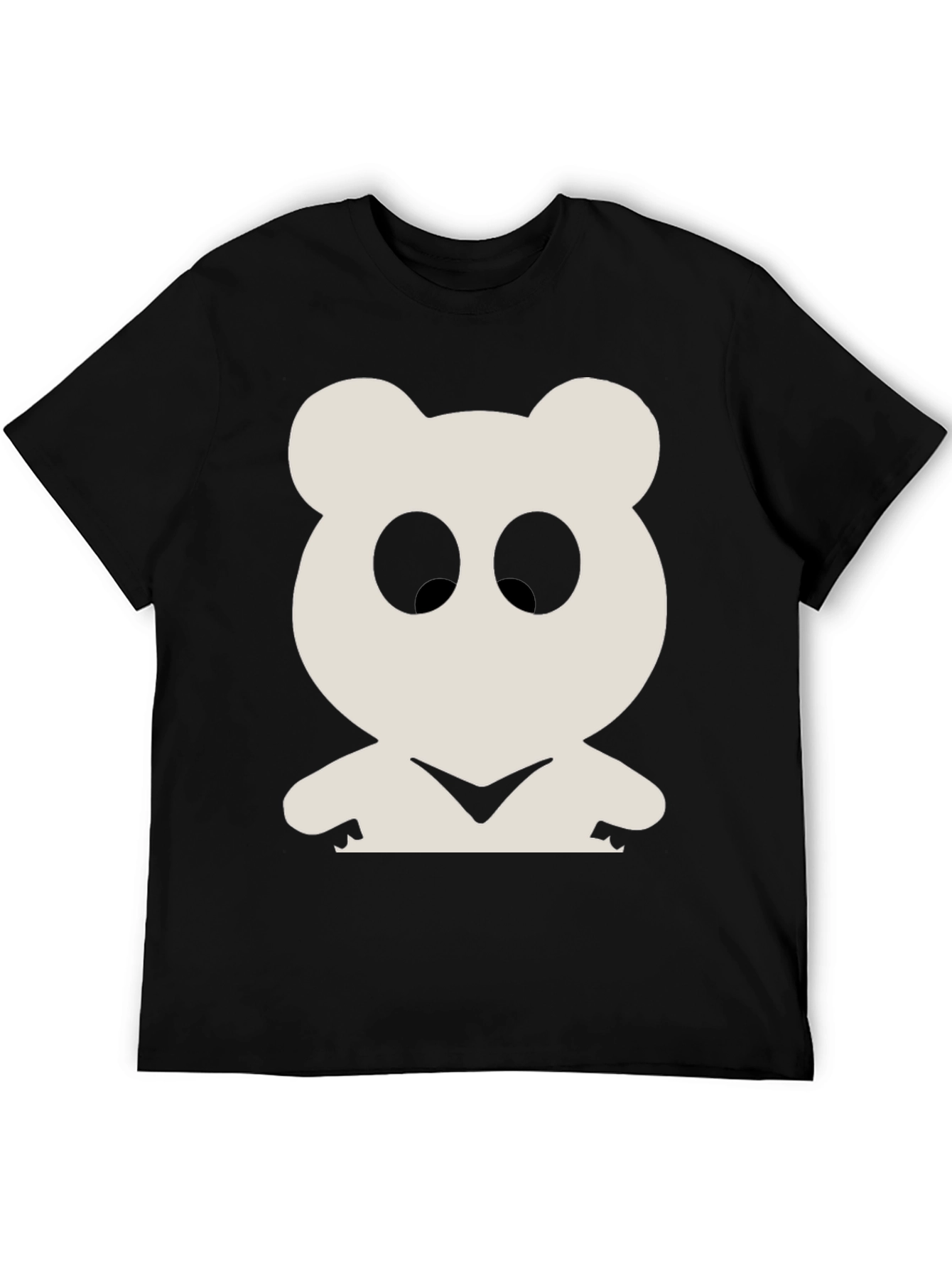 Bear Graphic Tee - Black Unisex T-Shirt
