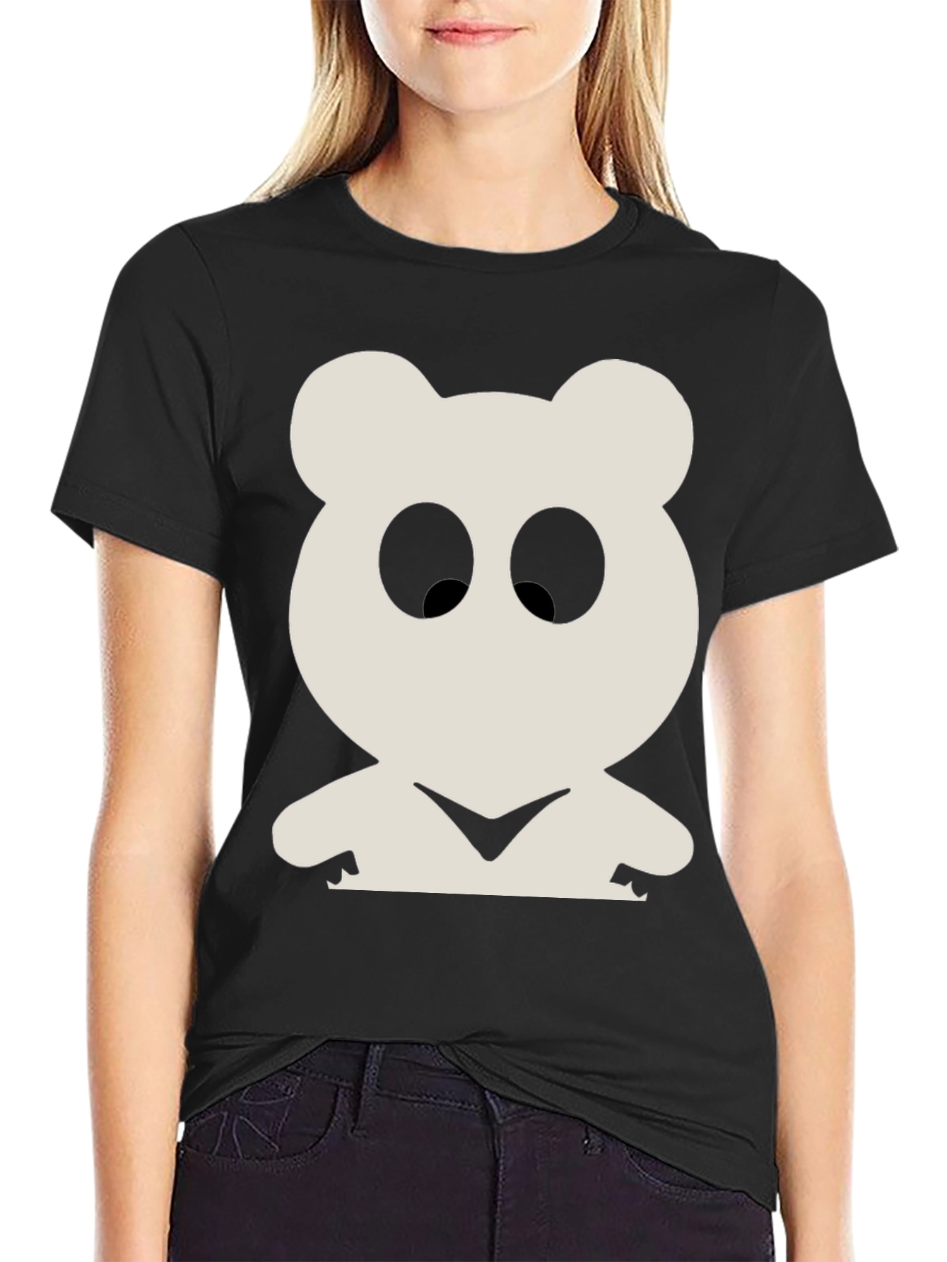 Bear Graphic Tee - Black Unisex T-Shirt