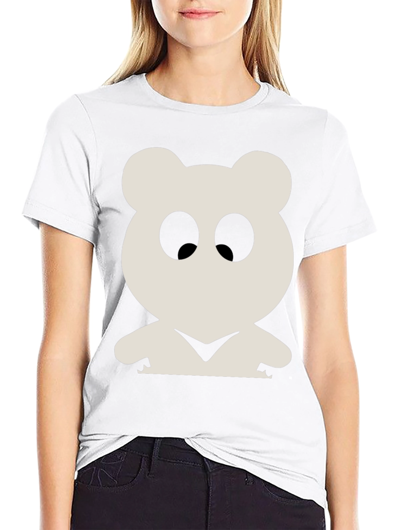 Bear Graphic Tee - Black Unisex T-Shirt