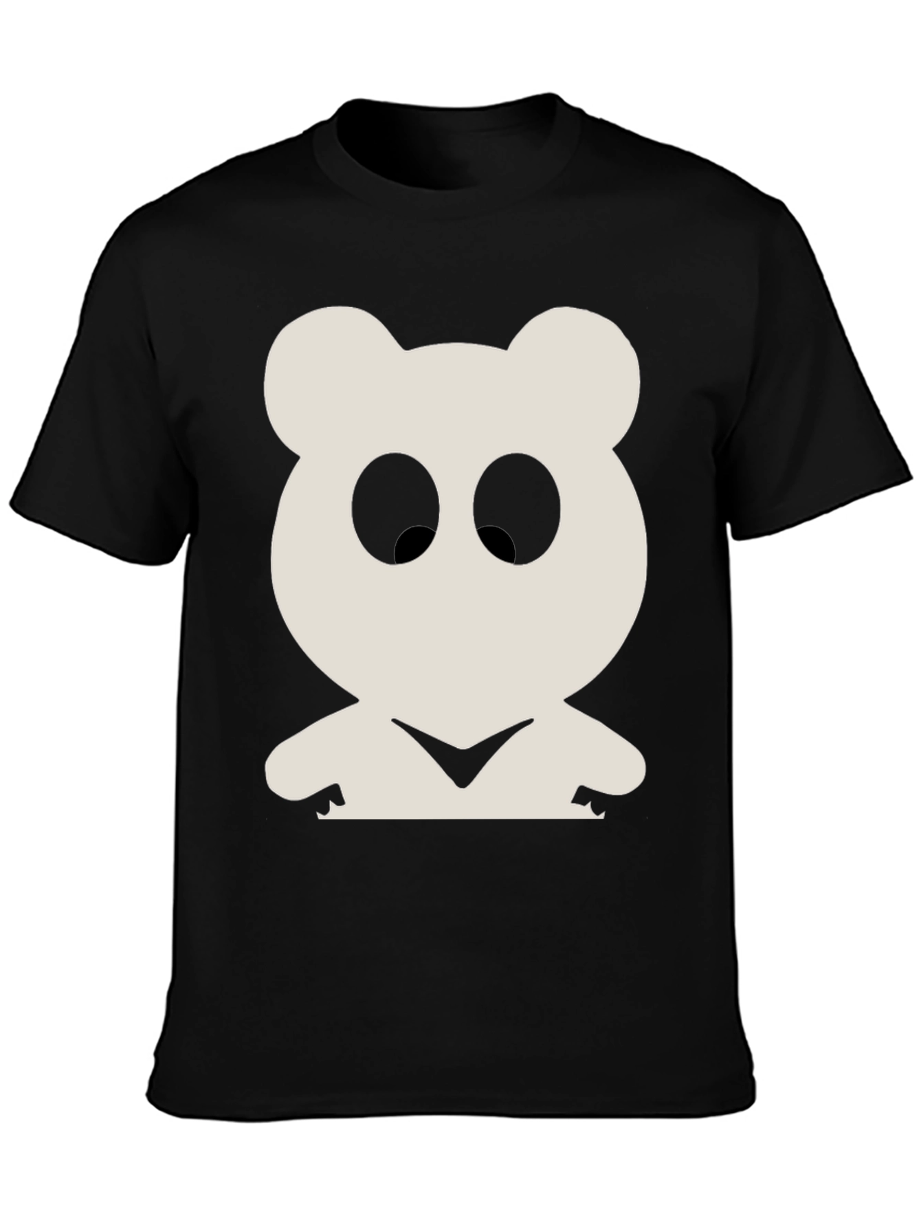 Bear Graphic Tee - Black Unisex T-Shirt
