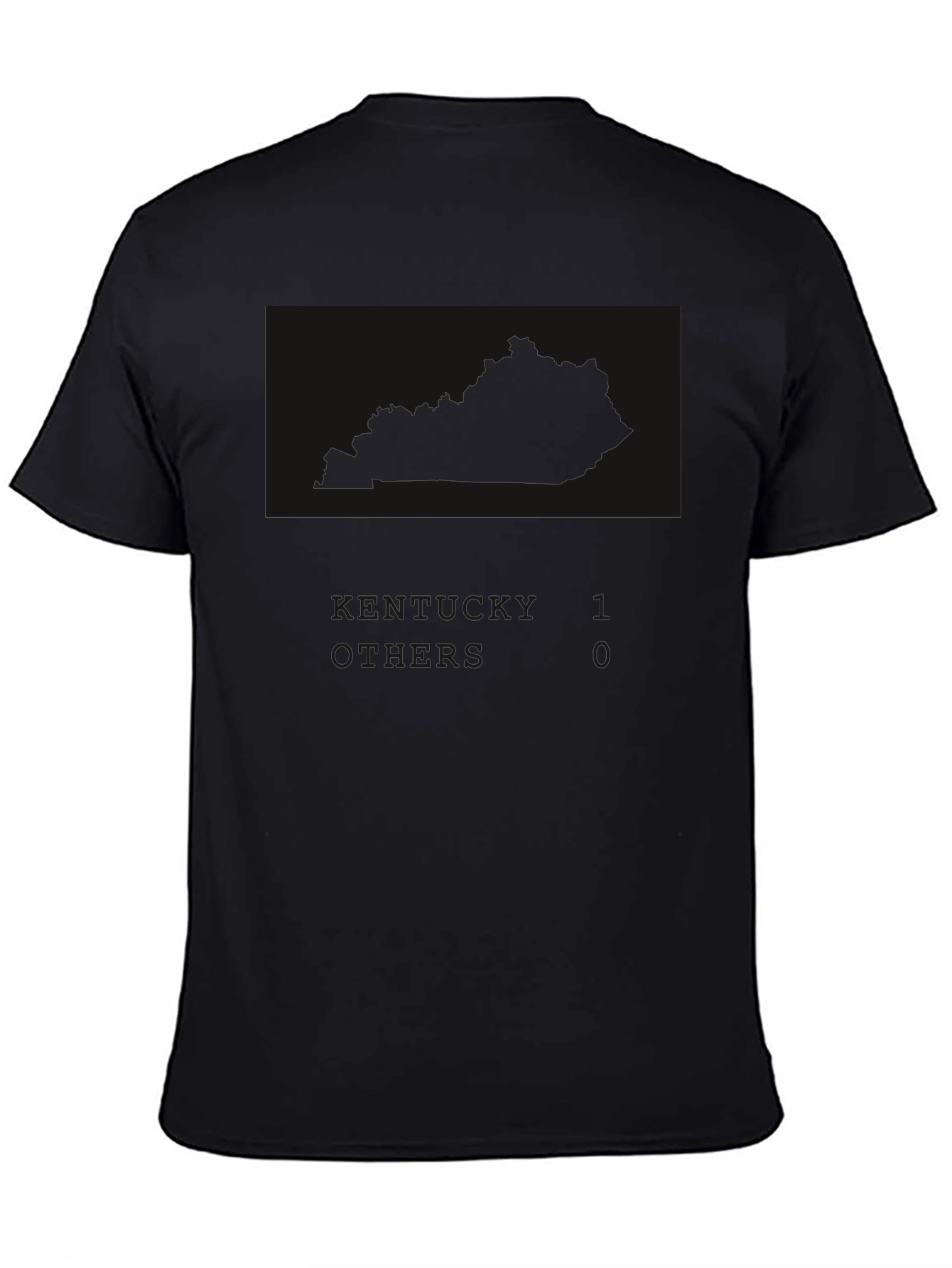 Mens Solid Black Crew Neck Short Sleeve T-Shirt