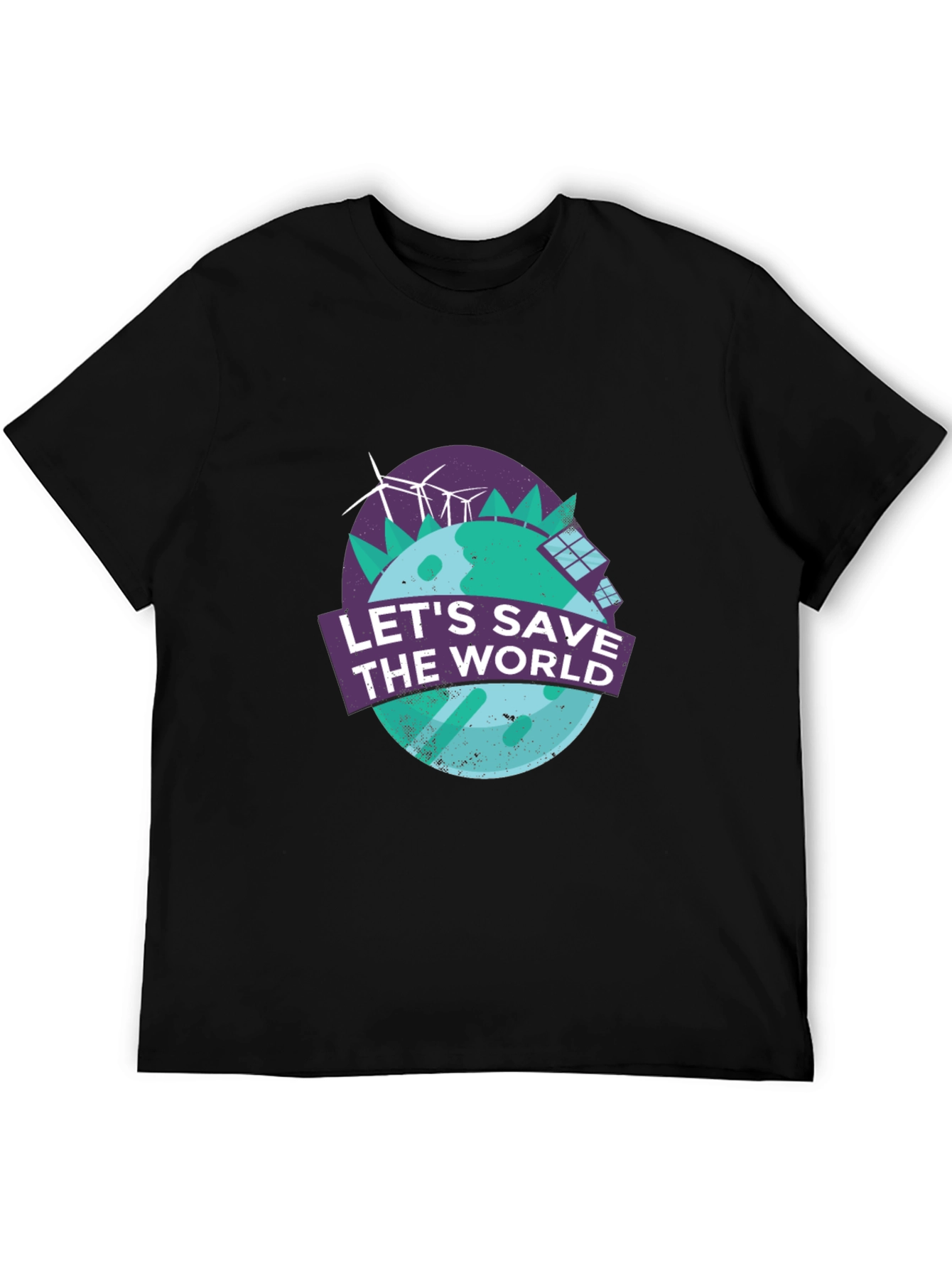 Save the World Graphic Tee - Eco-Friendly T-Shirt