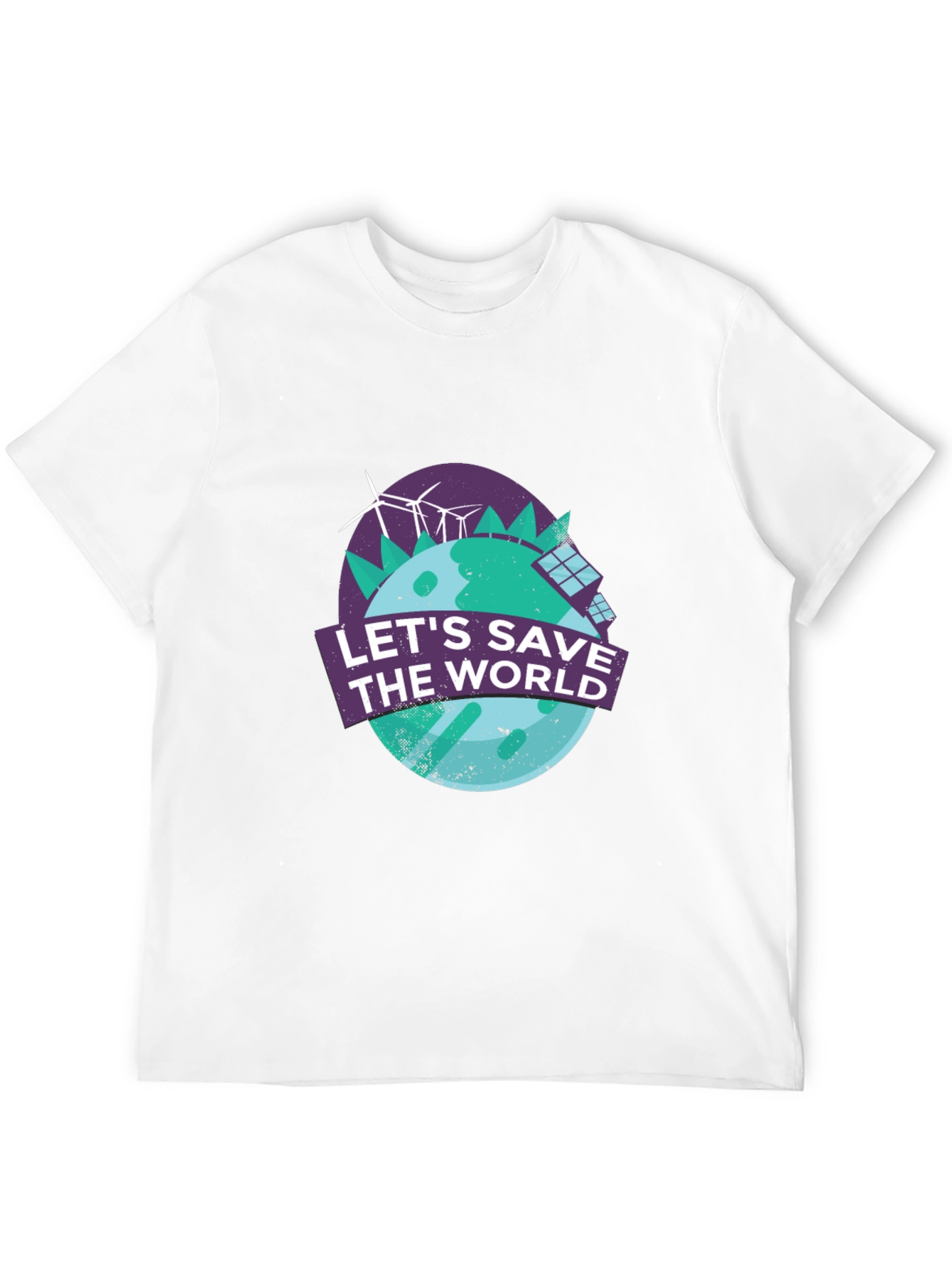Save the World Graphic Tee - Eco-Friendly T-Shirt