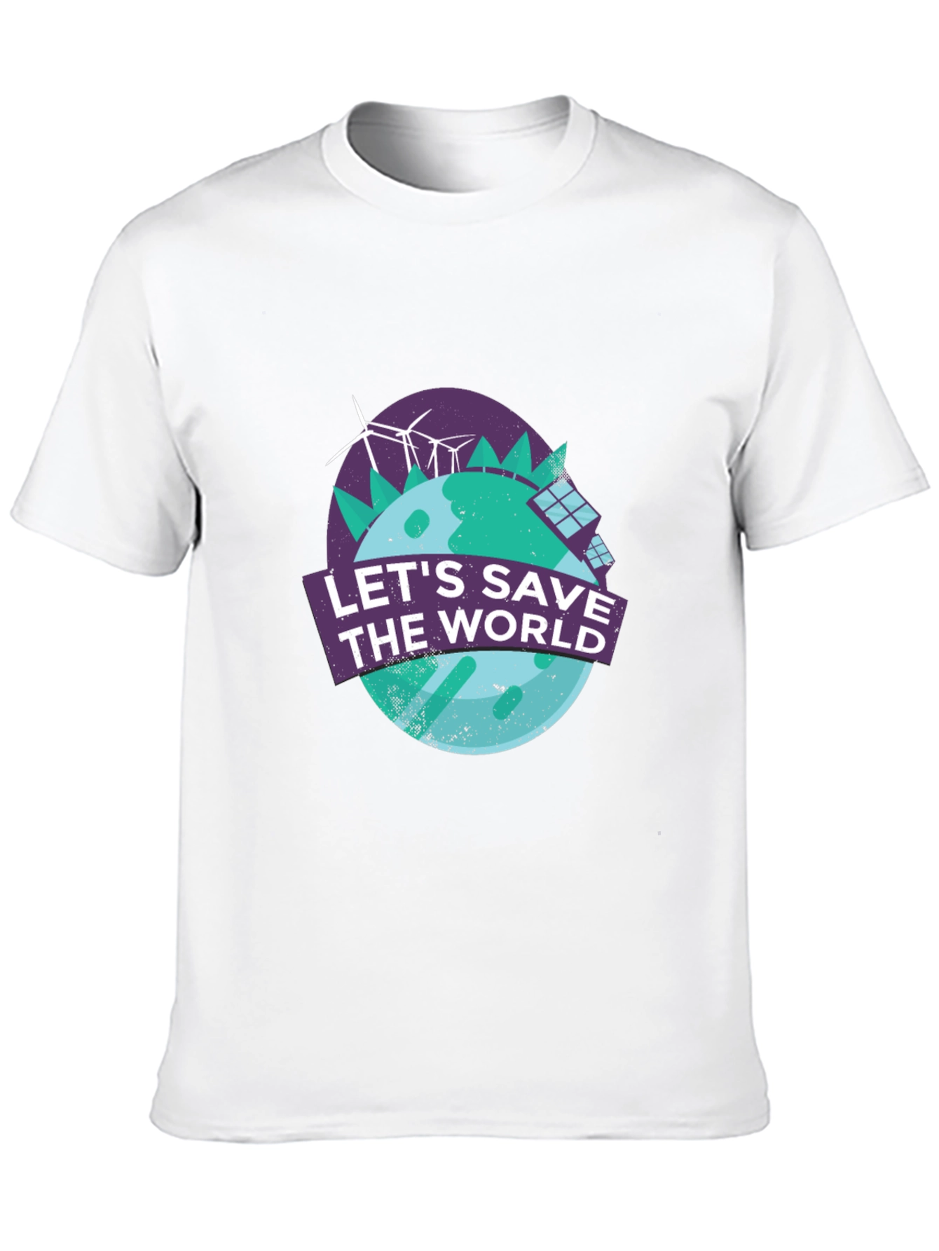 Save the World Graphic Tee - Eco-Friendly T-Shirt
