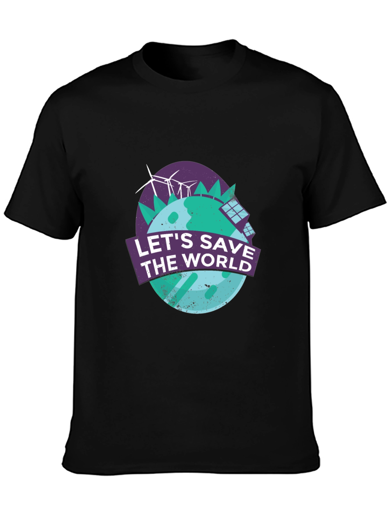 Save the World Graphic Tee - Eco-Friendly T-Shirt