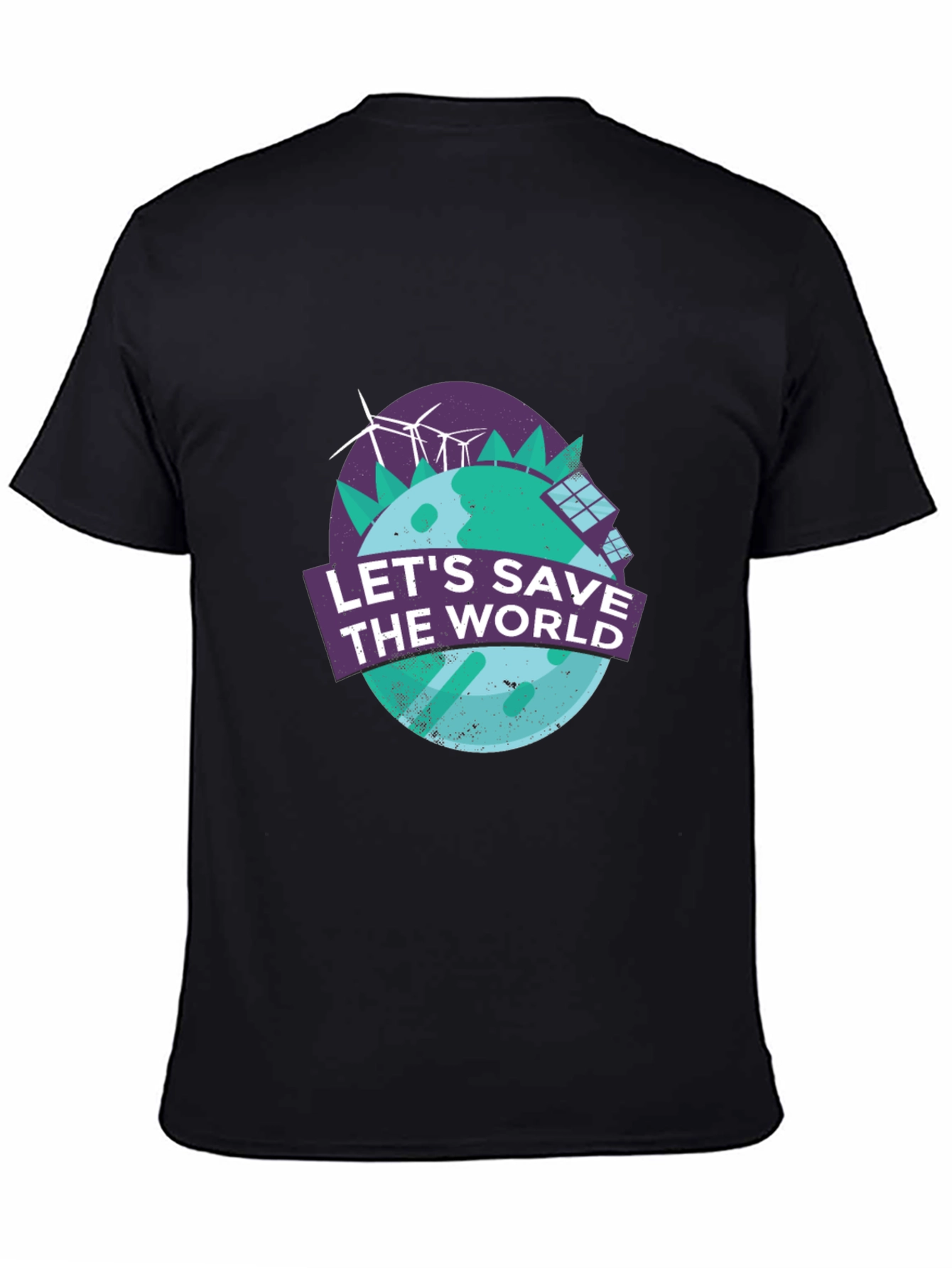 Save the World Graphic Tee - Eco-Friendly T-Shirt