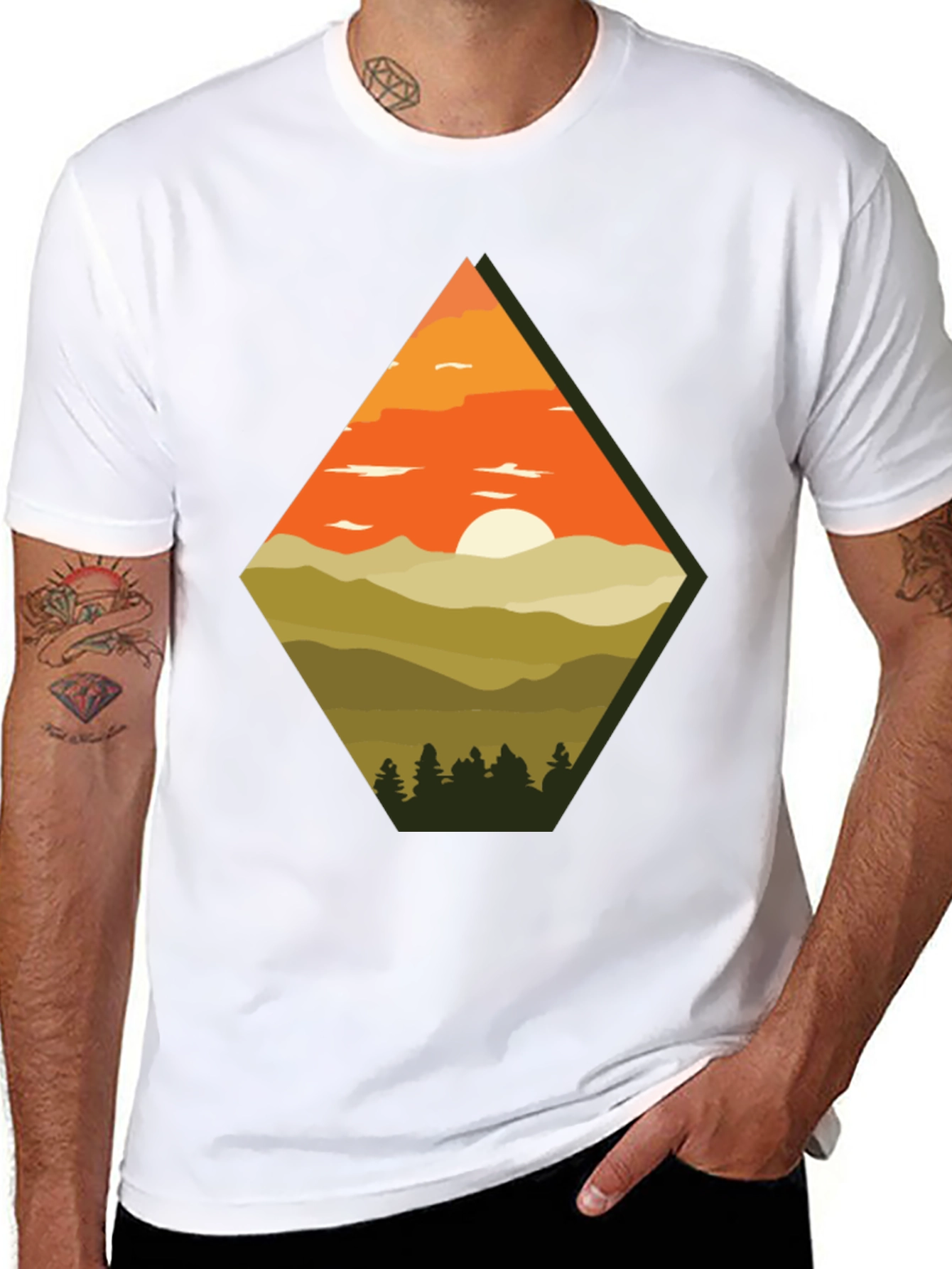 Mountain Sunset Graphic Tee