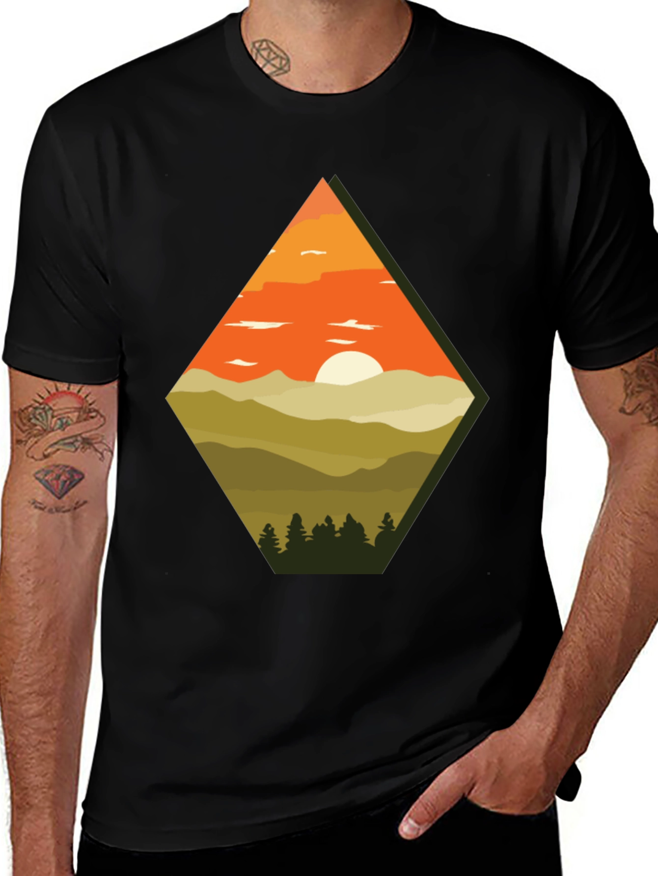 Mountain Sunset Graphic Tee