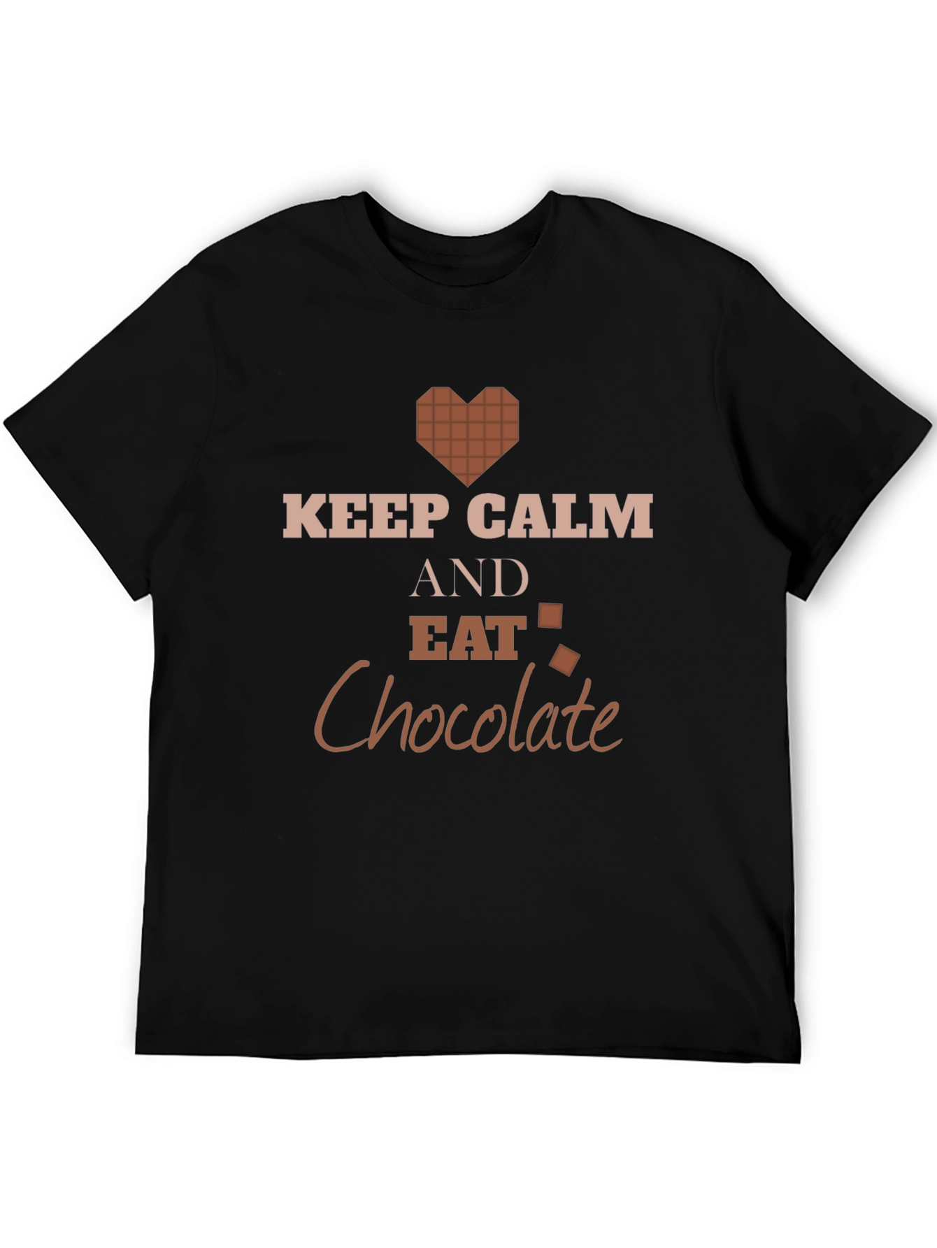 Keep Calm and Eat Chocolate Graphic Tee