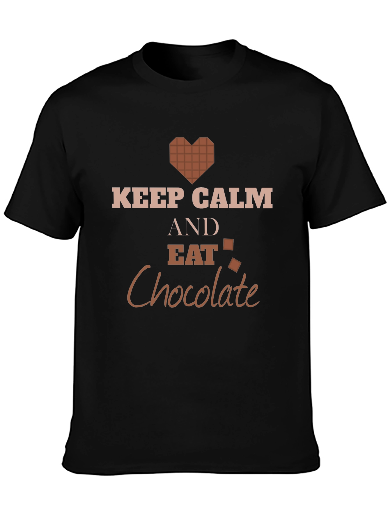 Keep Calm and Eat Chocolate Graphic Tee