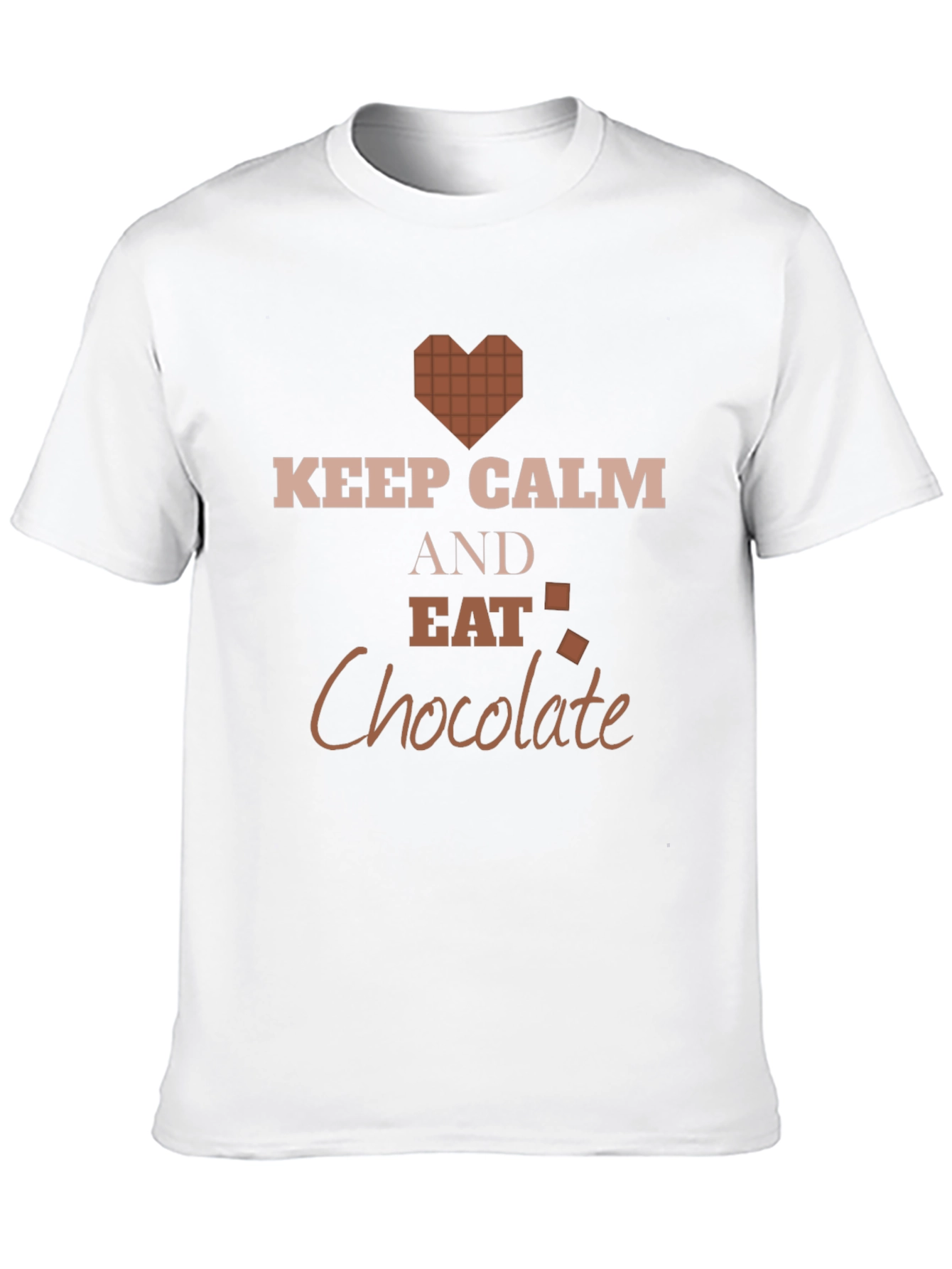 Keep Calm and Eat Chocolate Graphic Tee