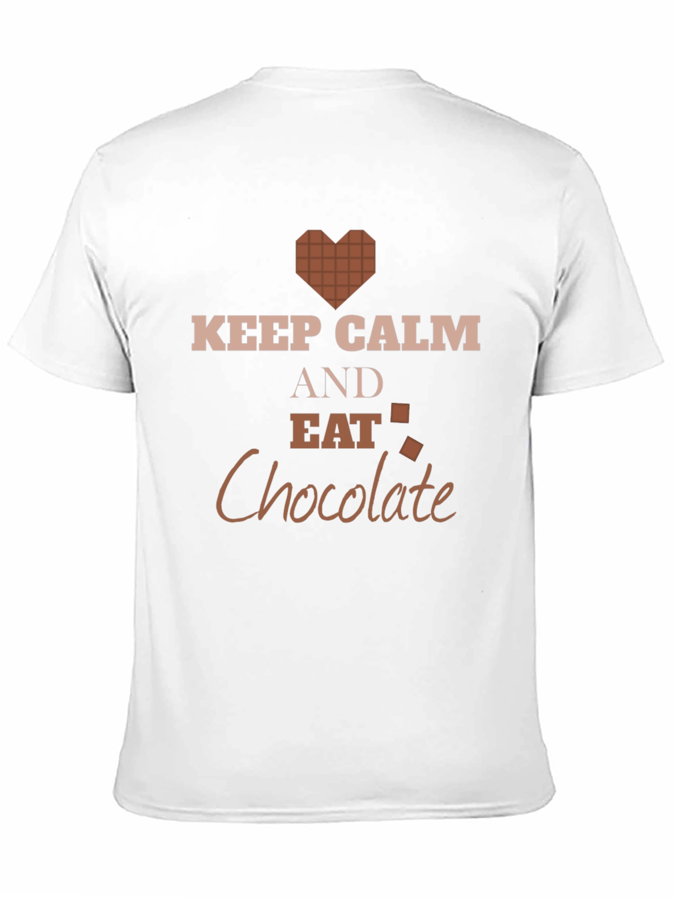 Keep Calm and Eat Chocolate Graphic Tee