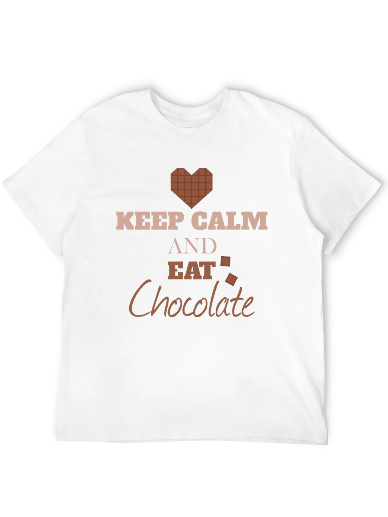 Keep Calm and Eat Chocolate Graphic Tee