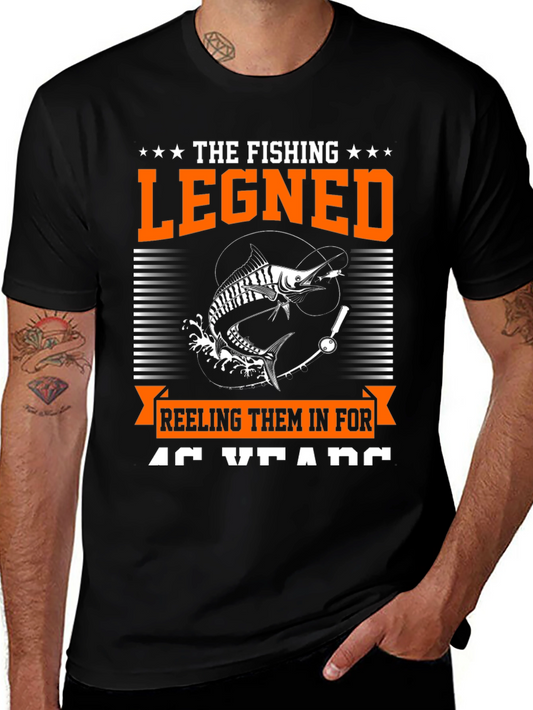 Fishing Legend Graphic T-Shirt