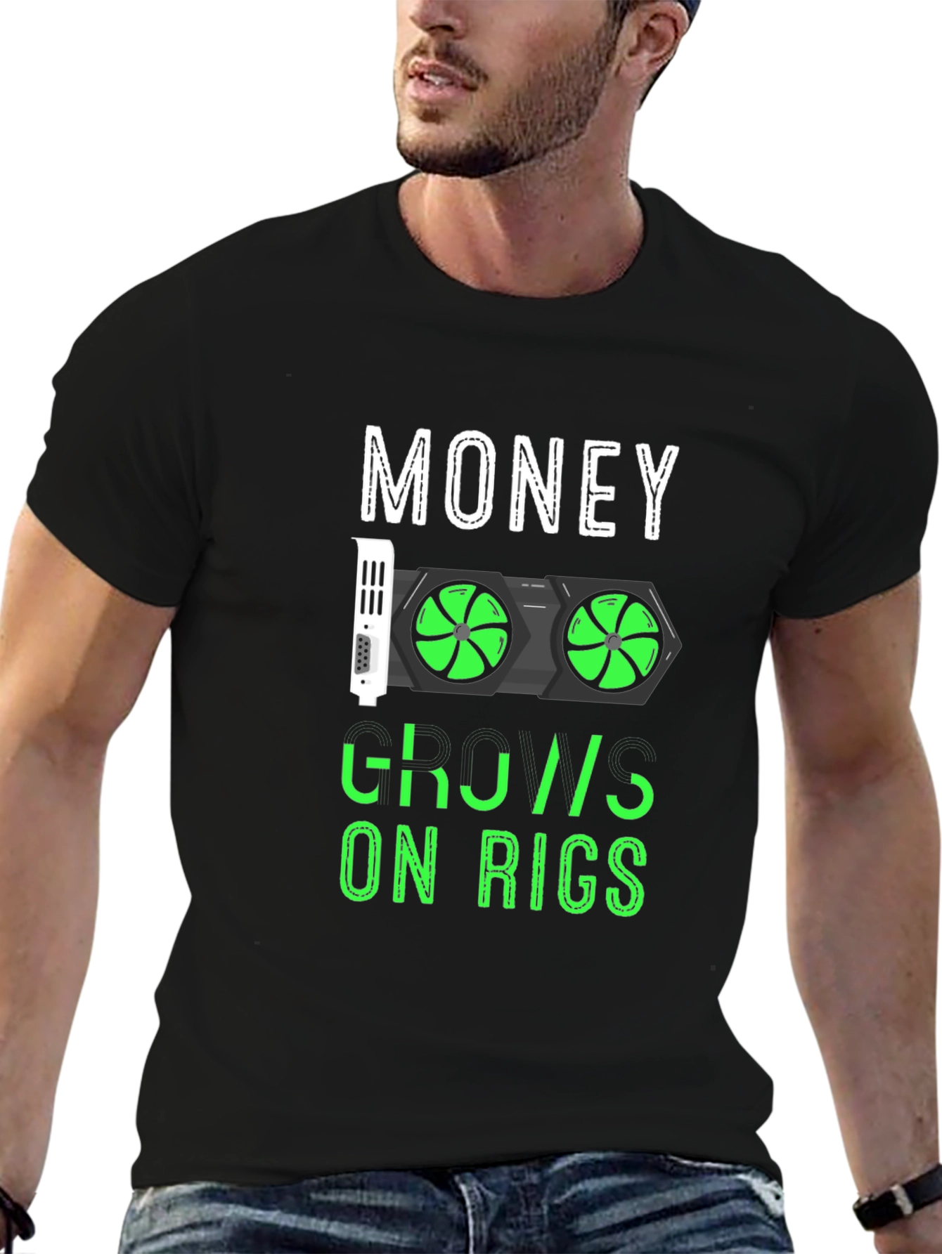 Money Thru Rigs Black T-Shirt