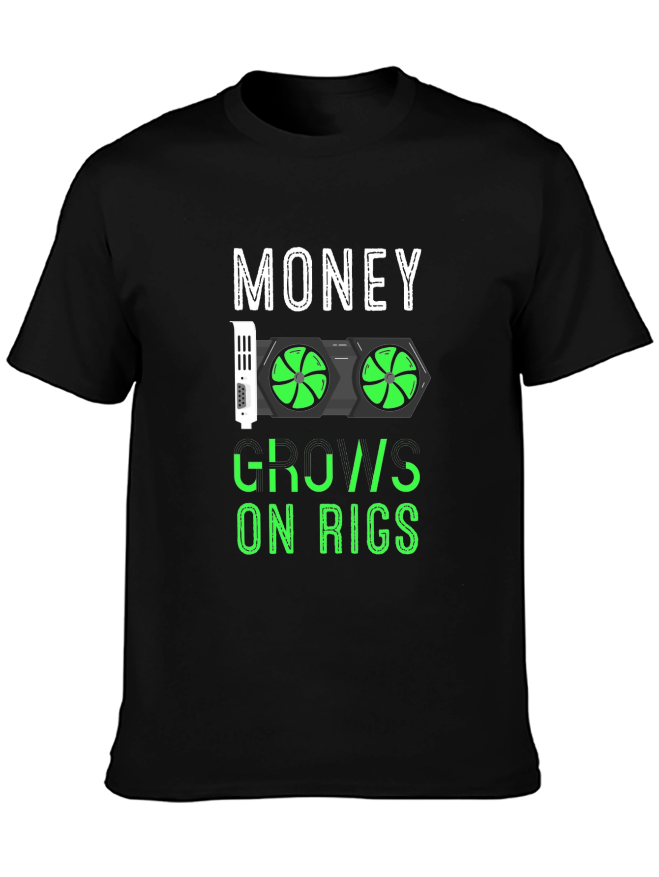 Money Thru Rigs Black T-Shirt