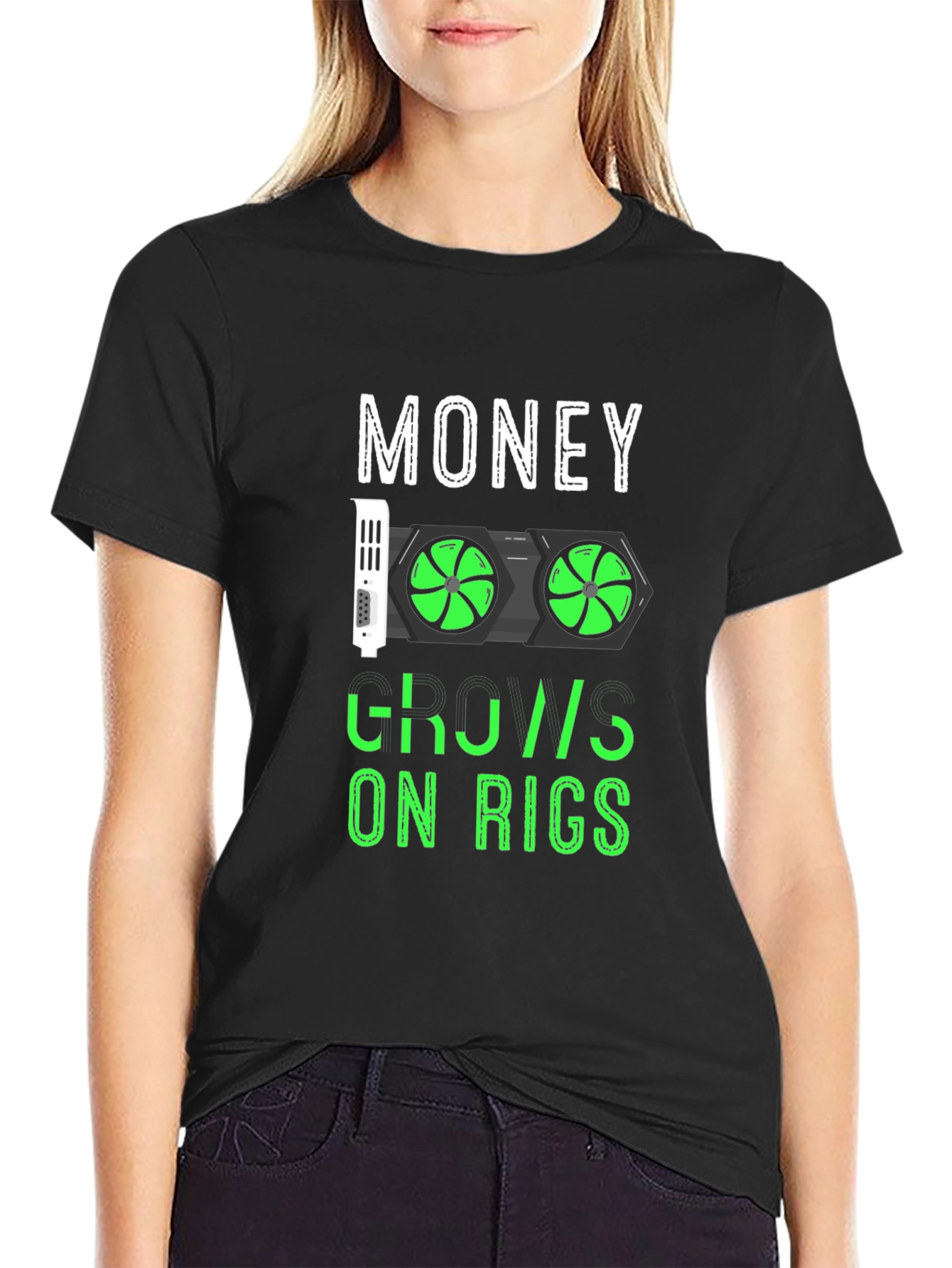 Money Thru Rigs Black T-Shirt