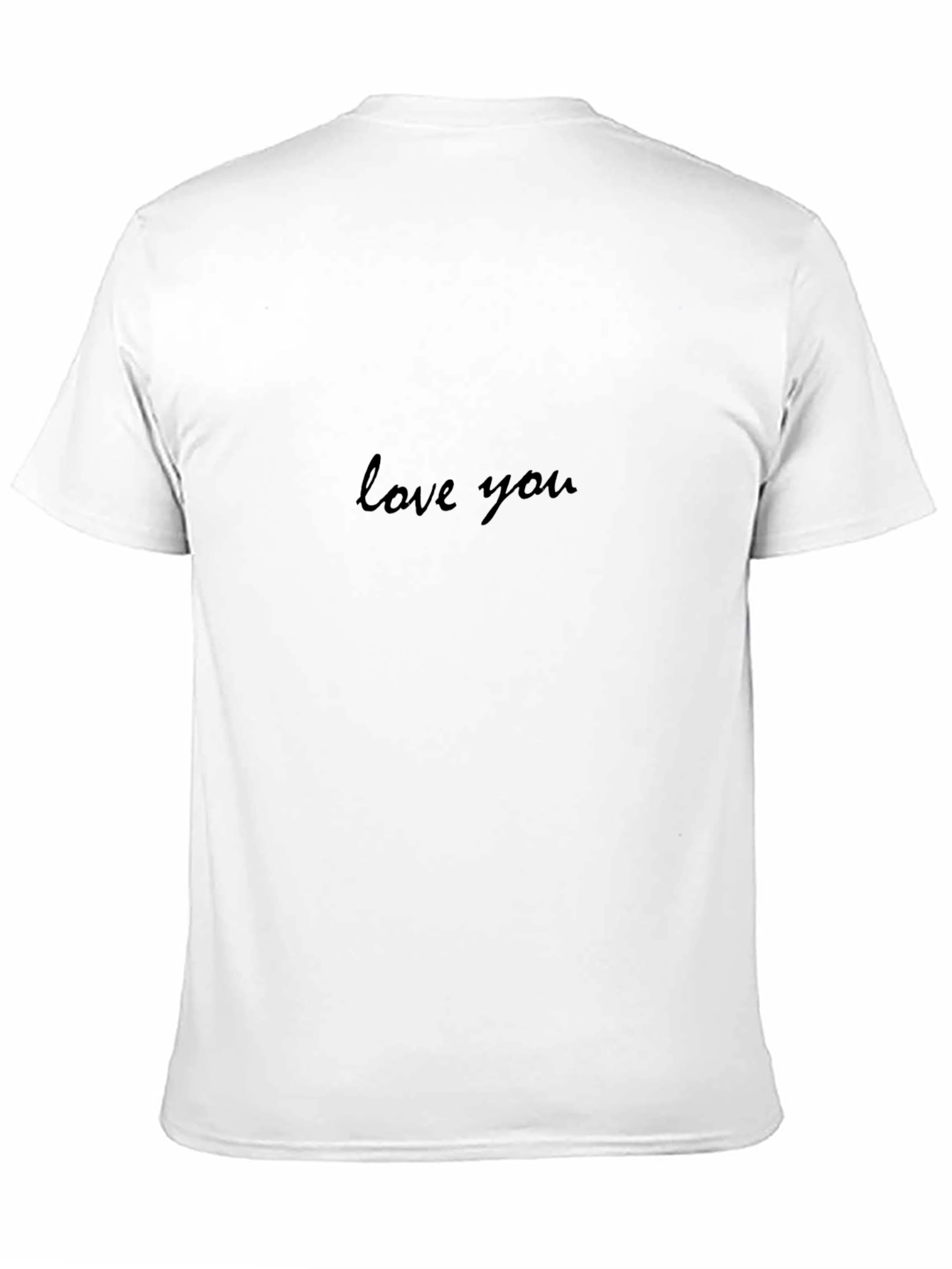 Love You - Stylish Black T-Shirt