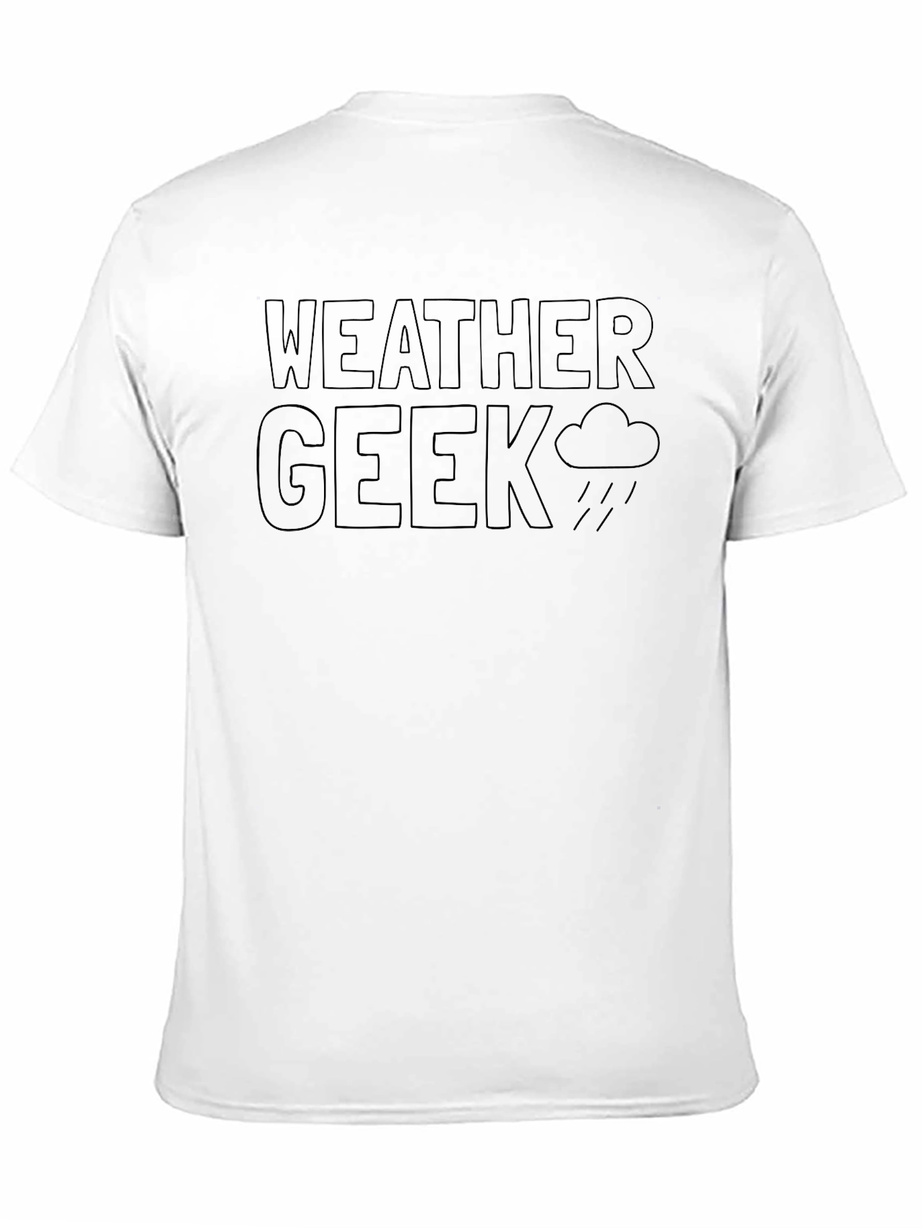 Weather Geek T-Shirt - Black Novelty Tee