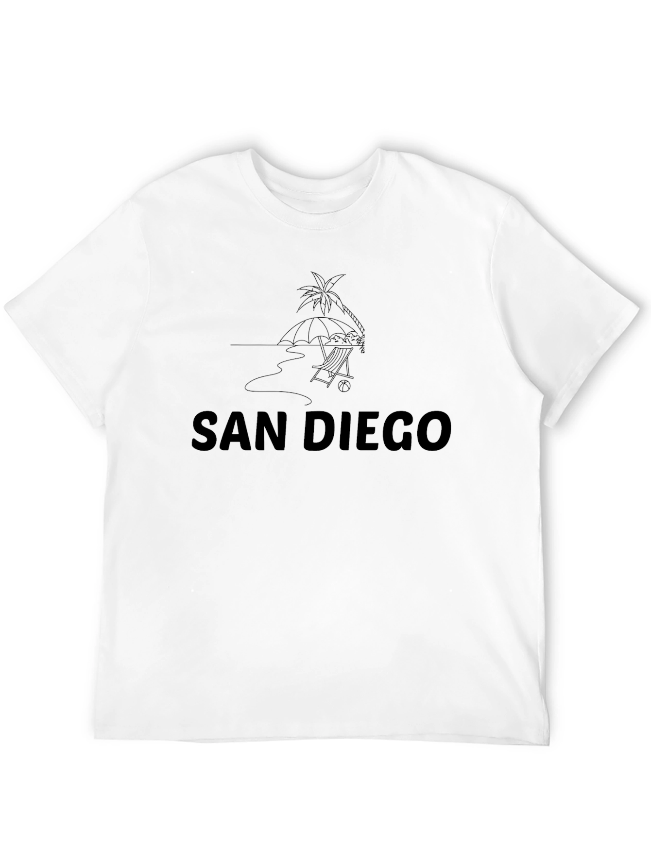 San Diego Beach Graphic T-Shirt - Relaxed Fit