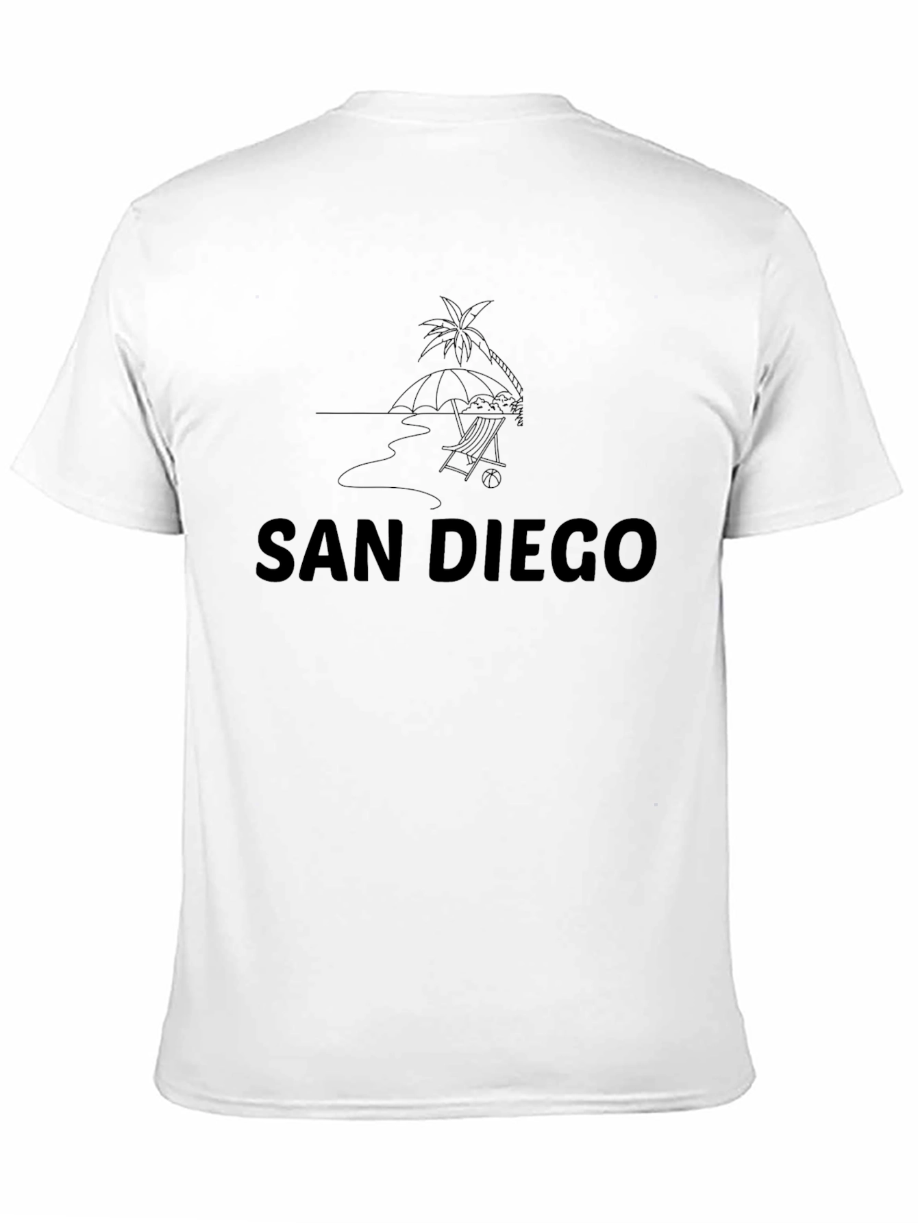 San Diego Beach Graphic T-Shirt - Relaxed Fit