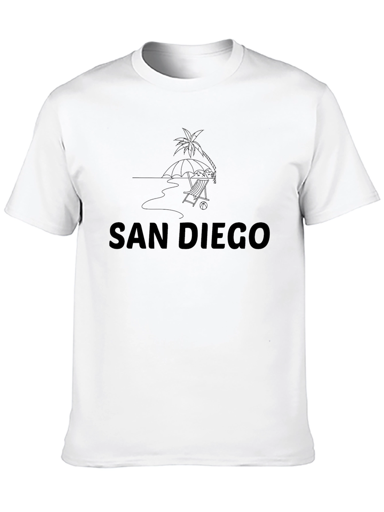 San Diego Beach Graphic T-Shirt - Relaxed Fit